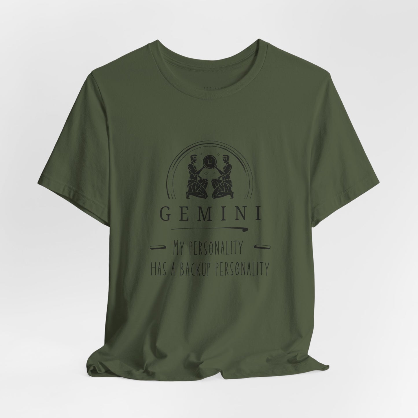 Gemini Astrology Tee - My Personality Has a Backup Personality, Zodiac Shirt, Horoscope Gift, Unisex Gemini Tee, Birthday Shirt
