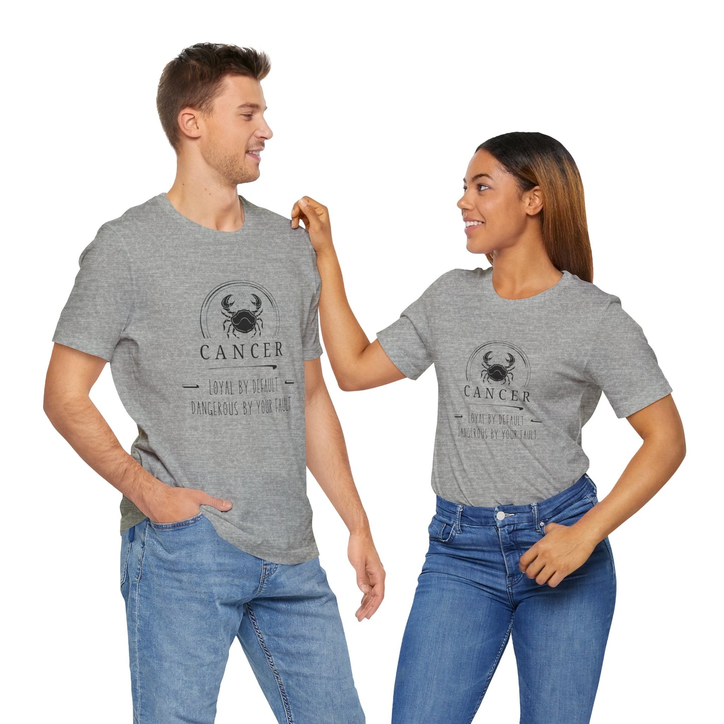 Cancer Zodiac Tee - Loyal & Dangerous, Astrology Shirt, Unisex Horoscope Tee, Birthday Gift, Cancer Sign Apparel