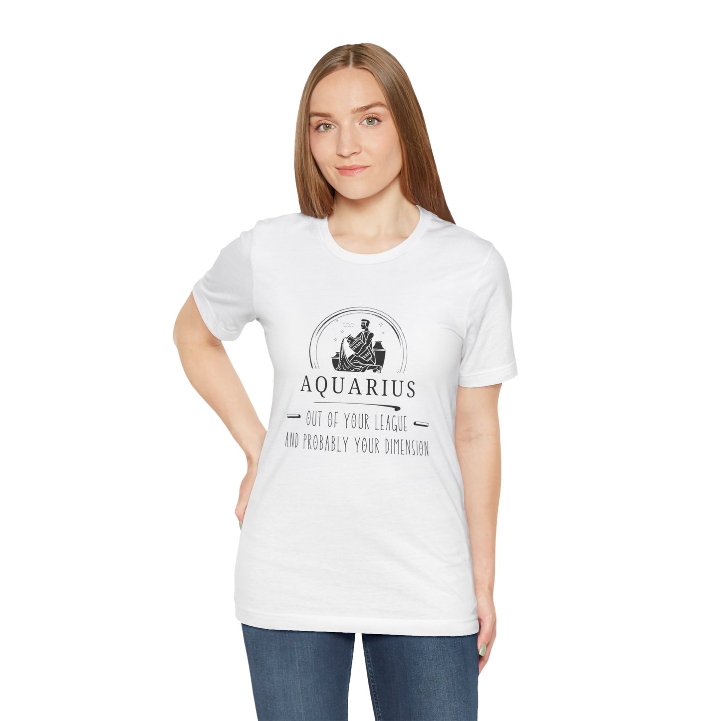 Aquarius Zodiac Tee, Astrology T-Shirt, Horoscope Shirt, Gift for Astrology Lovers, Zodiac Sign Apparel