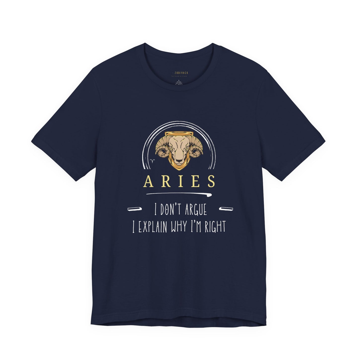 Aries Zodiac Tee | Unique Astrology Gift | Birthday Tee, Horoscope Shirt, Astrology T-Shirt, Celestial Apparel, Unisex Stylish T-Shirt