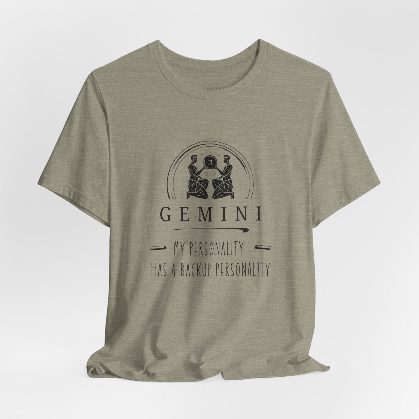 Gemini Astrology Tee - My Personality Has a Backup Personality, Zodiac Shirt, Horoscope Gift, Unisex Gemini Tee, Birthday Shirt