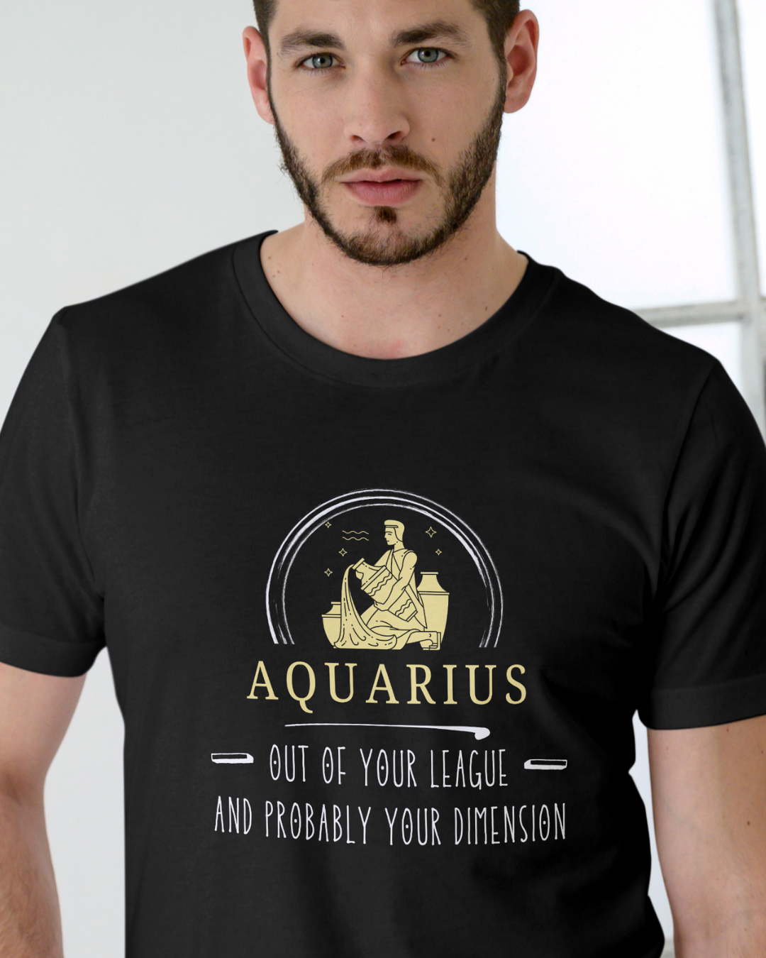 Aquarius Zodiac Tee, Astrology T-Shirt, Horoscope Shirt, Gift for Astrology Lovers, Zodiac Sign Apparel