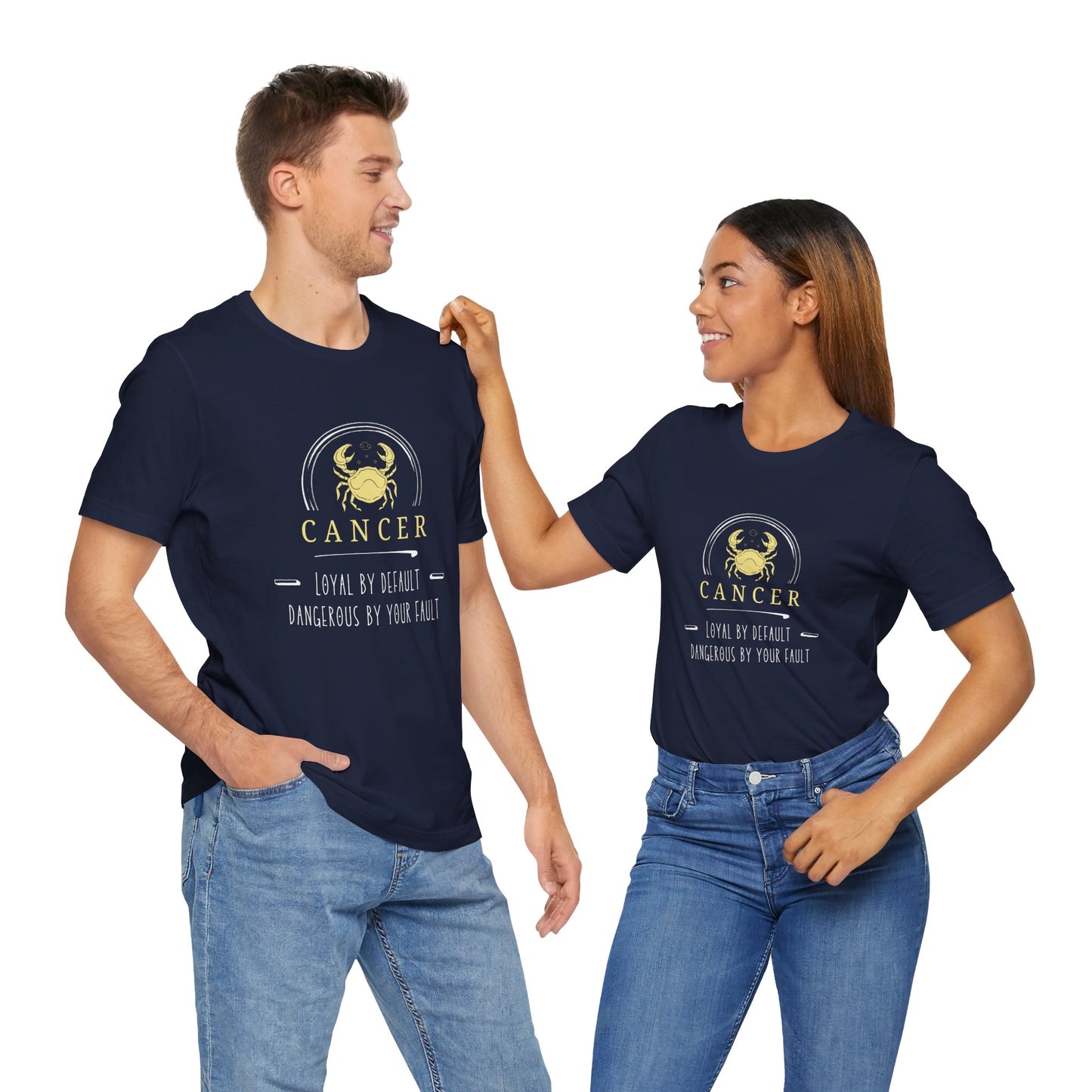 Cancer Zodiac Tee - Loyal & Dangerous, Astrology Shirt, Unisex Horoscope Tee, Birthday Gift, Cancer Sign Apparel