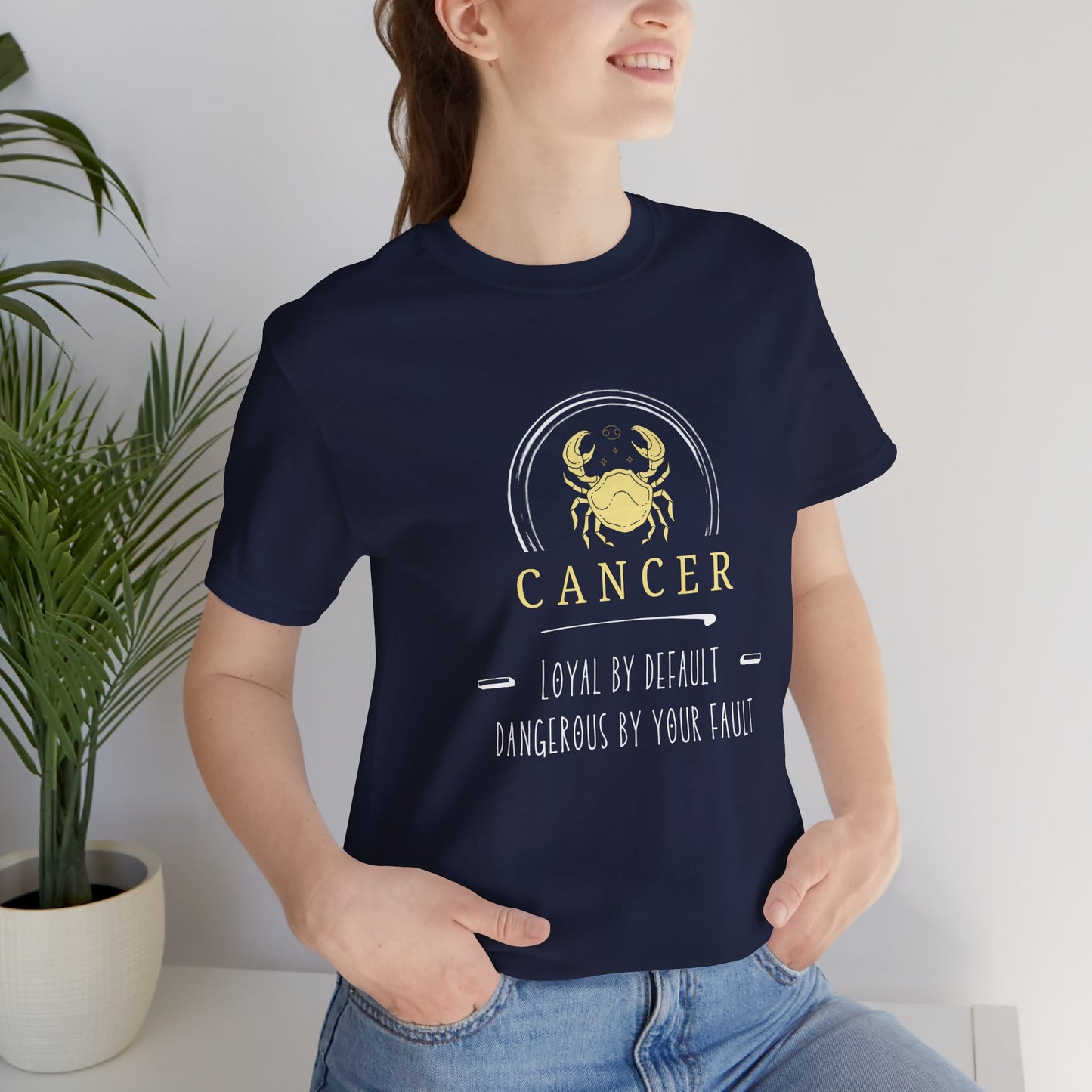 Cancer Zodiac Tee - Loyal & Dangerous, Astrology Shirt, Unisex Horoscope Tee, Birthday Gift, Cancer Sign Apparel