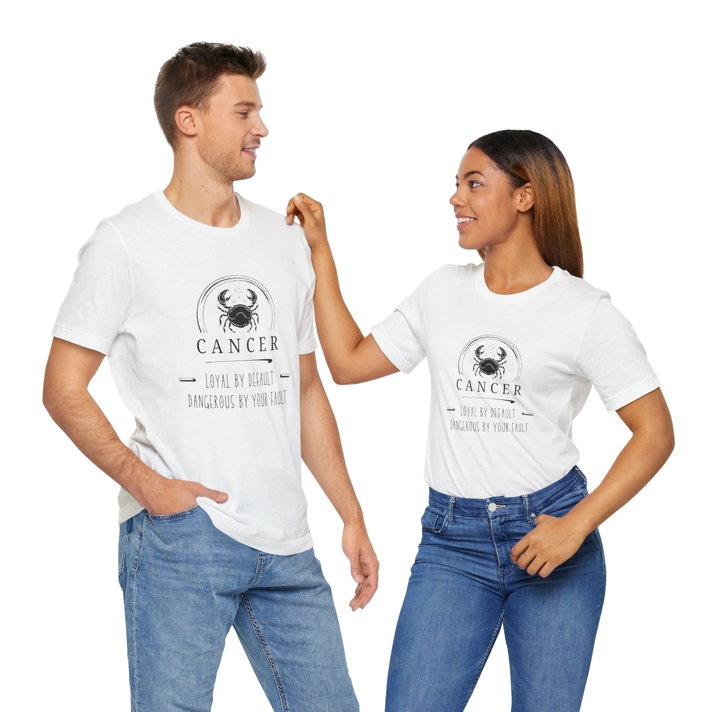 Cancer Zodiac Tee - Loyal & Dangerous, Astrology Shirt, Unisex Horoscope Tee, Birthday Gift, Cancer Sign Apparel