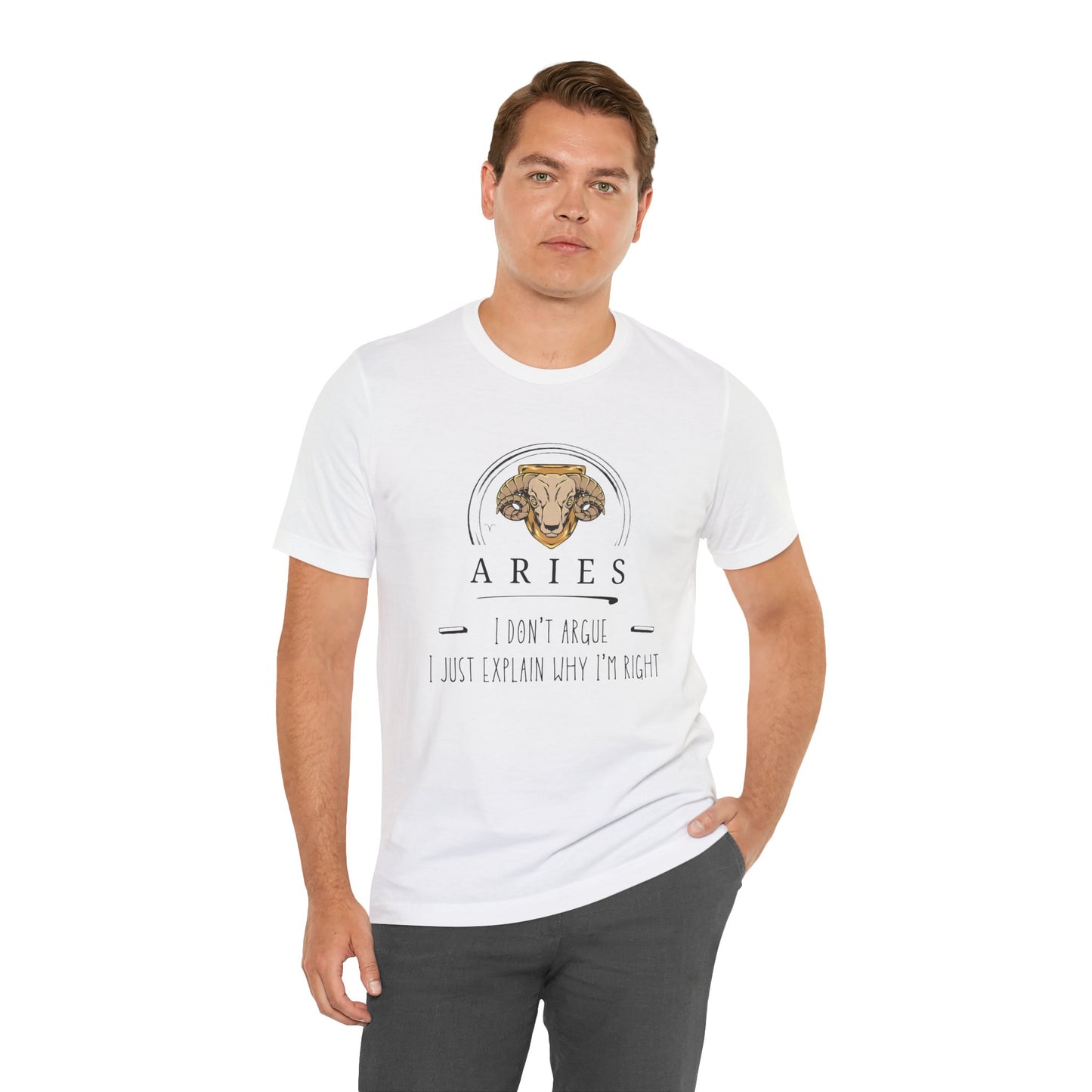 Aries Zodiac Tee | Unique Astrology Gift | Birthday Tee, Horoscope Shirt, Astrology T-Shirt, Celestial Apparel, Unisex Stylish T-Shirt
