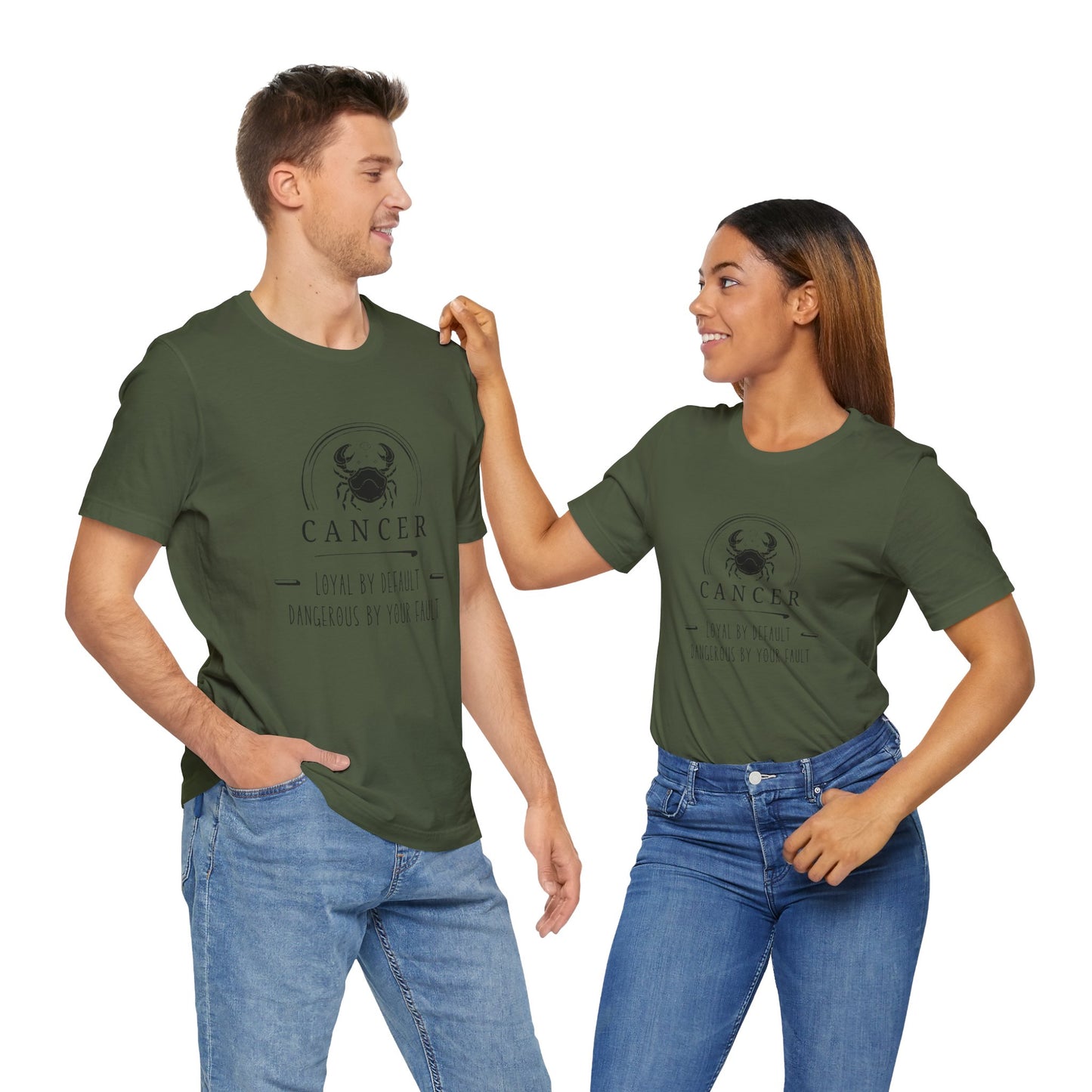 Cancer Zodiac Tee - Loyal & Dangerous, Astrology Shirt, Unisex Horoscope Tee, Birthday Gift, Cancer Sign Apparel