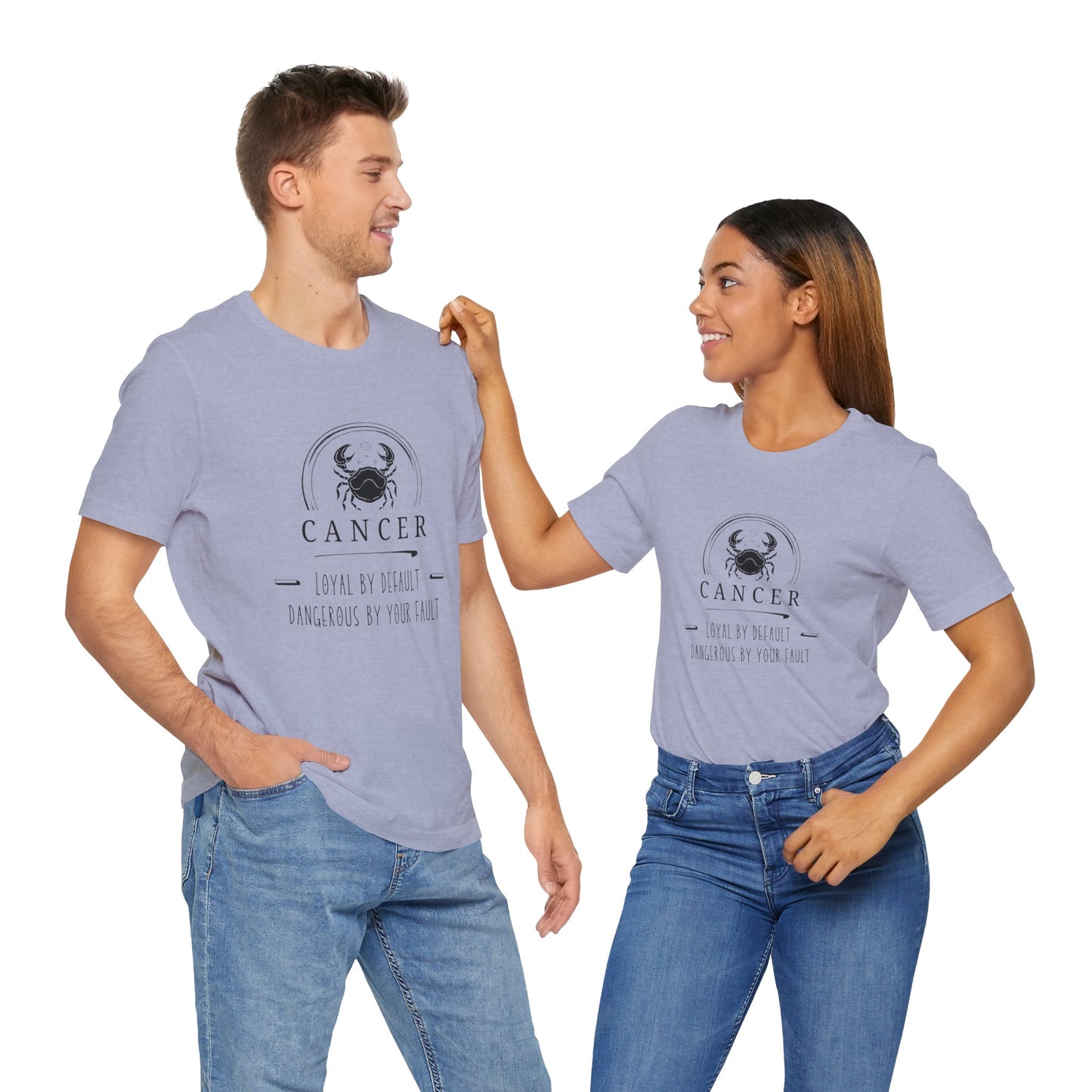 Cancer Zodiac Tee - Loyal & Dangerous, Astrology Shirt, Unisex Horoscope Tee, Birthday Gift, Cancer Sign Apparel