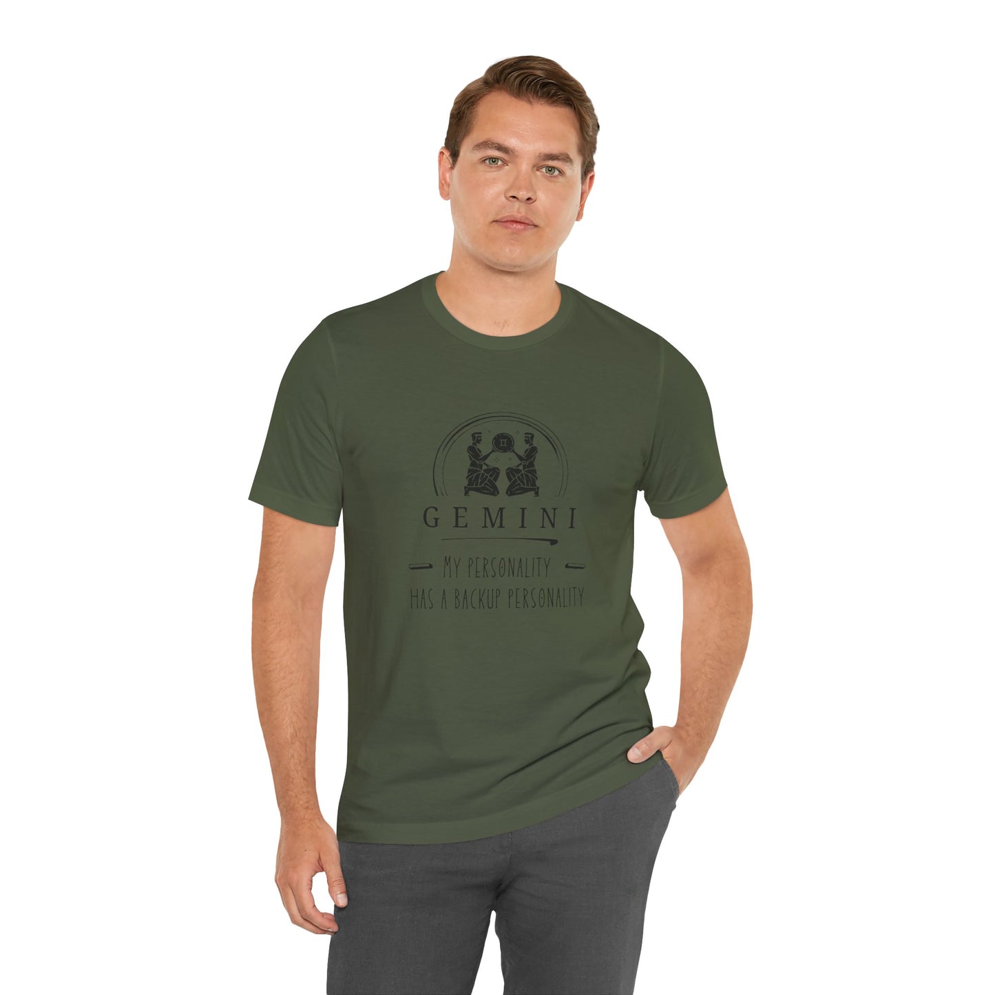 Gemini Astrology Tee - My Personality Has a Backup Personality, Zodiac Shirt, Horoscope Gift, Unisex Gemini Tee, Birthday Shirt