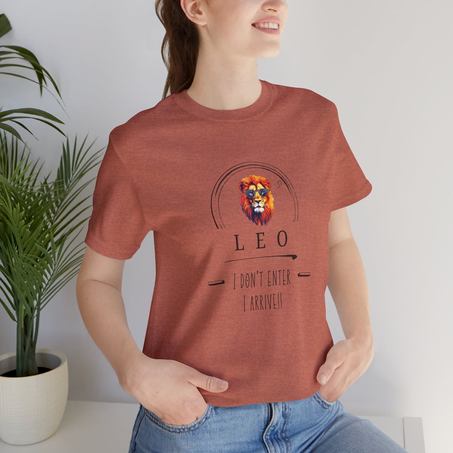 Leo Zodiac Short Sleeve Tee | Unisex Astrology Shirt, Gift for Leo, Horoscope Top, Birthday Celebration Tee, Unique Zodiac Apparel