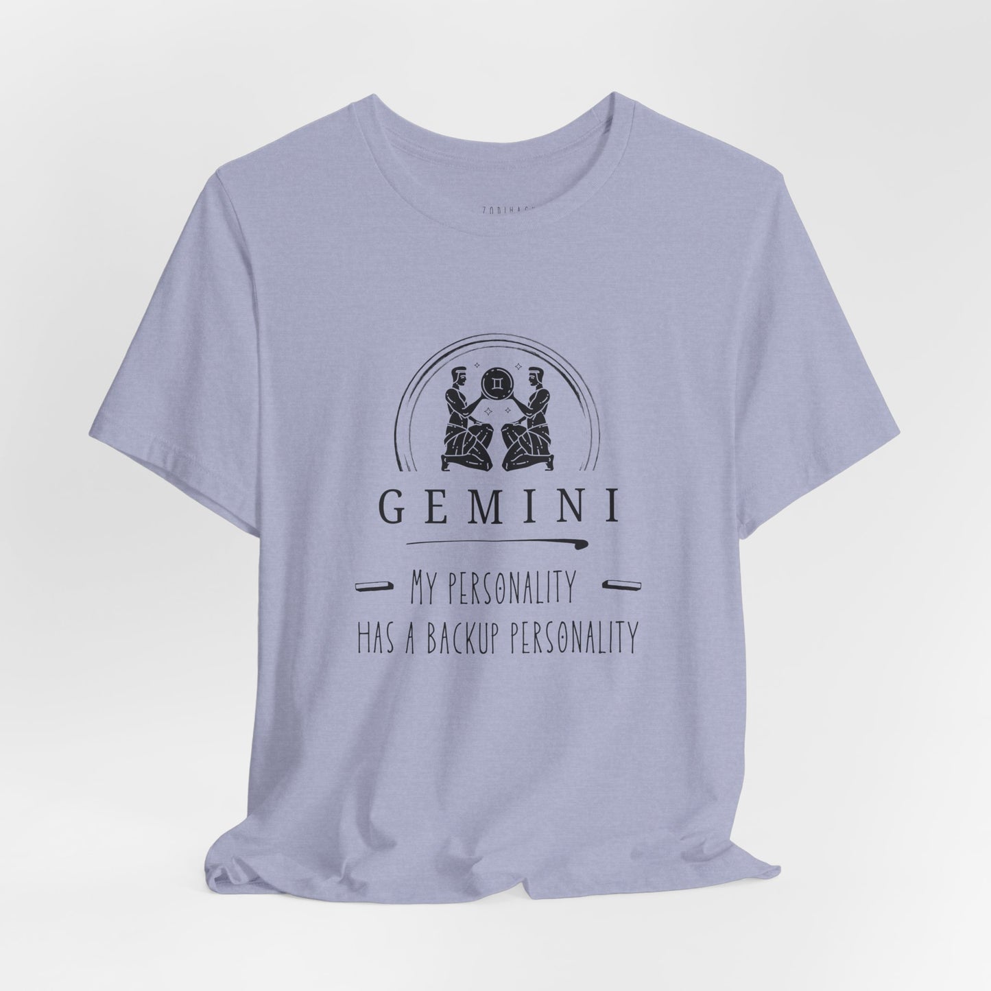 Gemini Astrology Tee - My Personality Has a Backup Personality, Zodiac Shirt, Horoscope Gift, Unisex Gemini Tee, Birthday Shirt