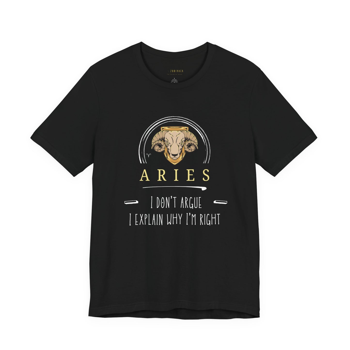 Aries Zodiac Tee | Unique Astrology Gift | Birthday Tee, Horoscope Shirt, Astrology T-Shirt, Celestial Apparel, Unisex Stylish T-Shirt