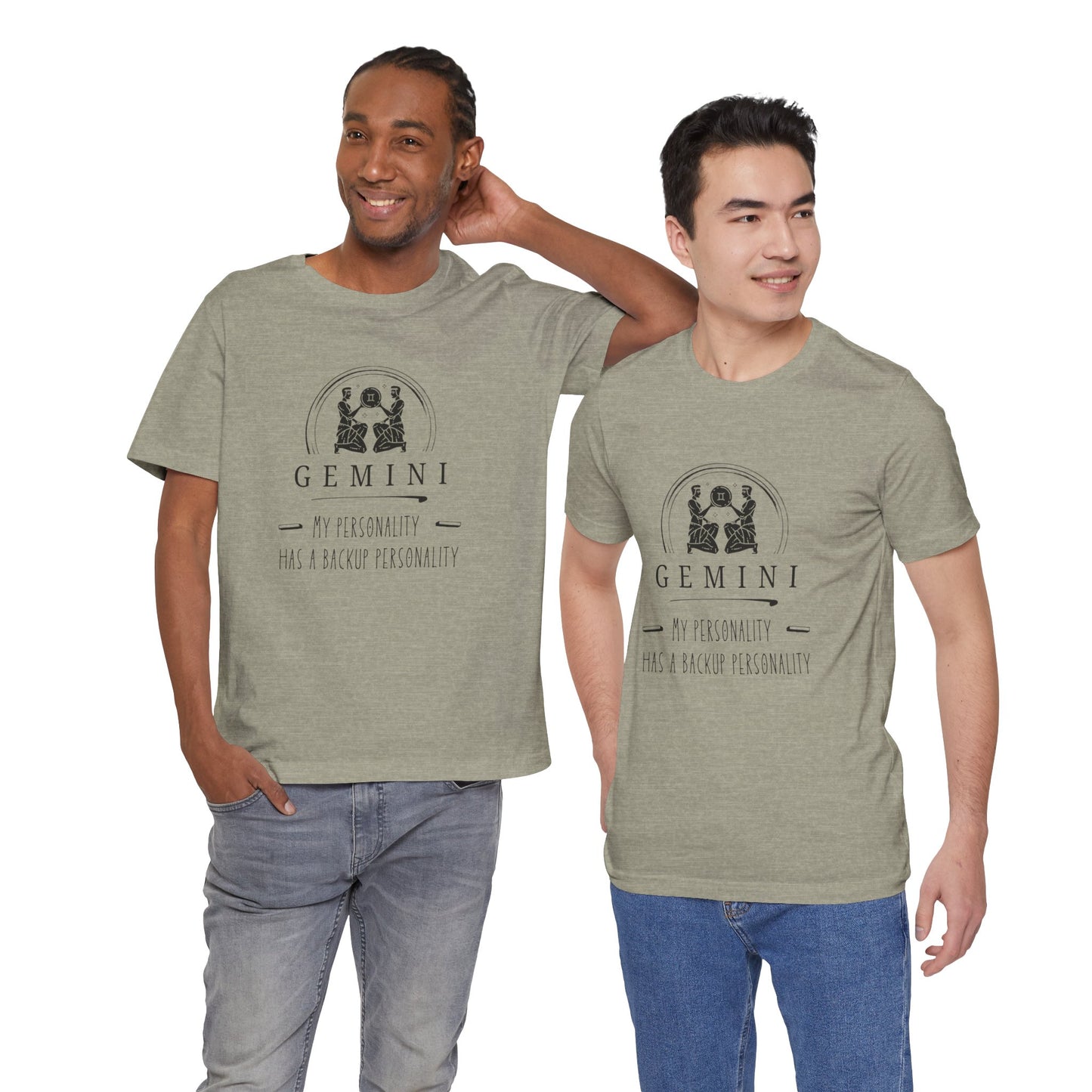 Gemini Astrology Tee - My Personality Has a Backup Personality, Zodiac Shirt, Horoscope Gift, Unisex Gemini Tee, Birthday Shirt