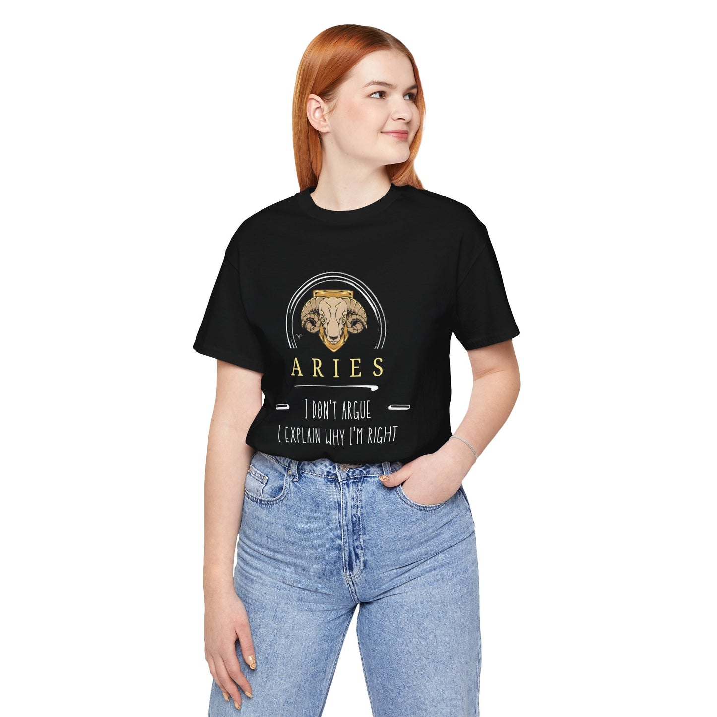 Aries Zodiac Tee | Unique Astrology Gift | Birthday Tee, Horoscope Shirt, Astrology T-Shirt, Celestial Apparel, Unisex Stylish T-Shirt