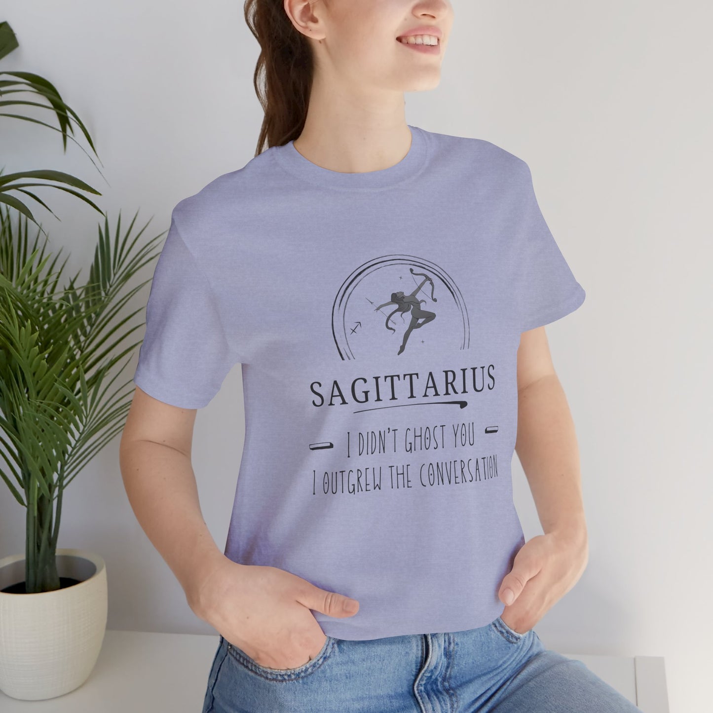 Sagittarius Zodiac Tee - I Didn't Ghost You, Astrology Shirt, Unisex Casual Wear, Gift for Astrology Lovers, Birthday Gift, Horoscope [...]