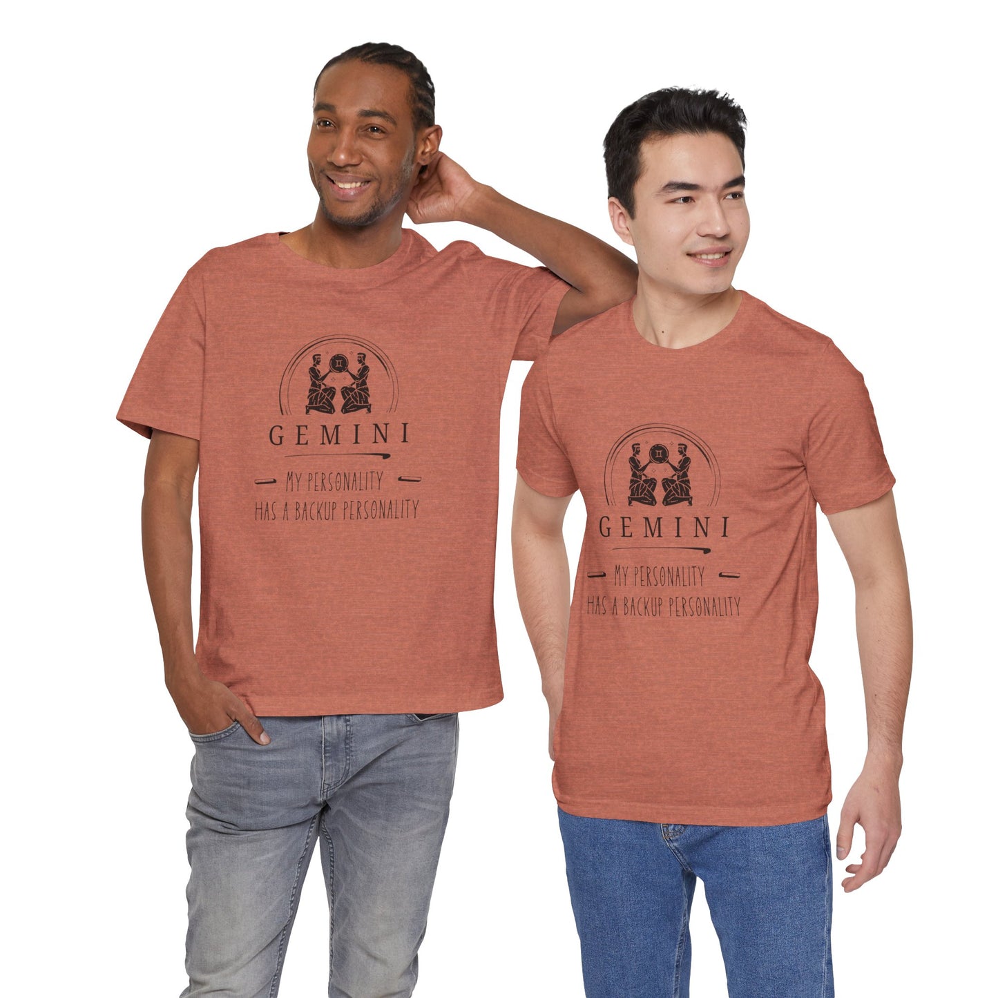 Gemini Astrology Tee - My Personality Has a Backup Personality, Zodiac Shirt, Horoscope Gift, Unisex Gemini Tee, Birthday Shirt