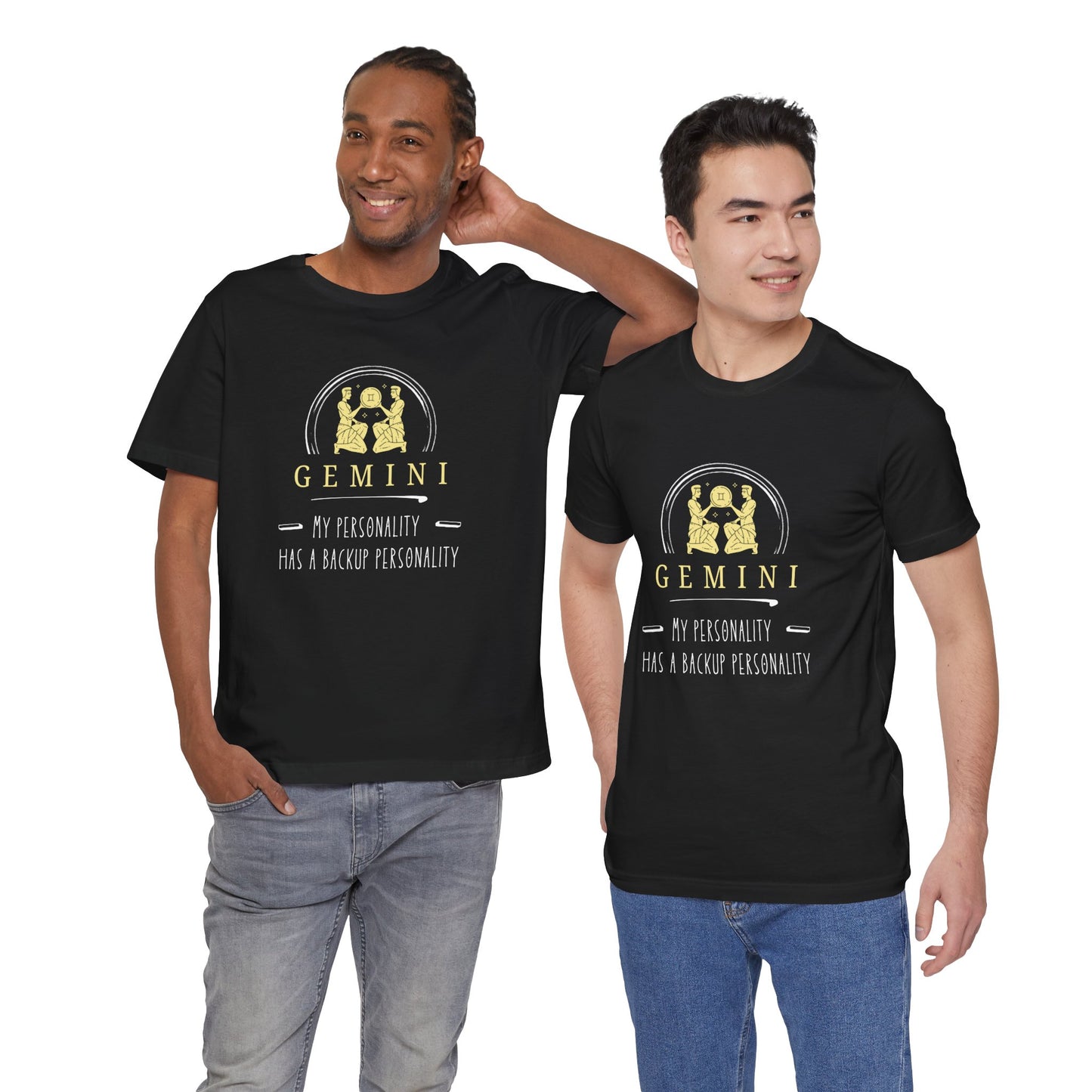 Gemini Astrology Tee - My Personality Has a Backup Personality, Zodiac Shirt, Horoscope Gift, Unisex Gemini Tee, Birthday Shirt