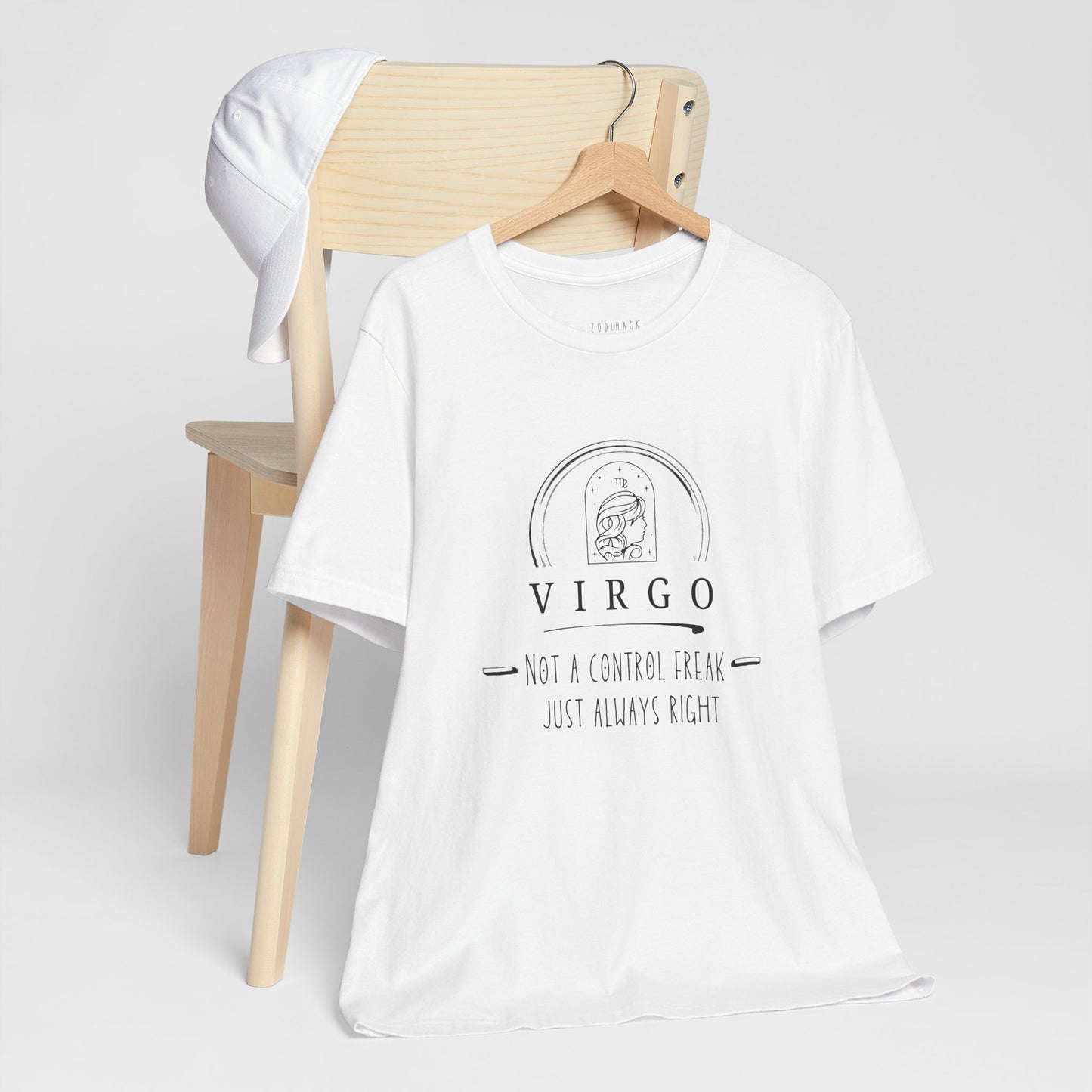 Virgo Zodiac Tee - Not a Control Freak, Just Always Right, Horoscope Shirt, Astrology Gift, Casual Wear, Birthday Gift, Unisex T-Shirt