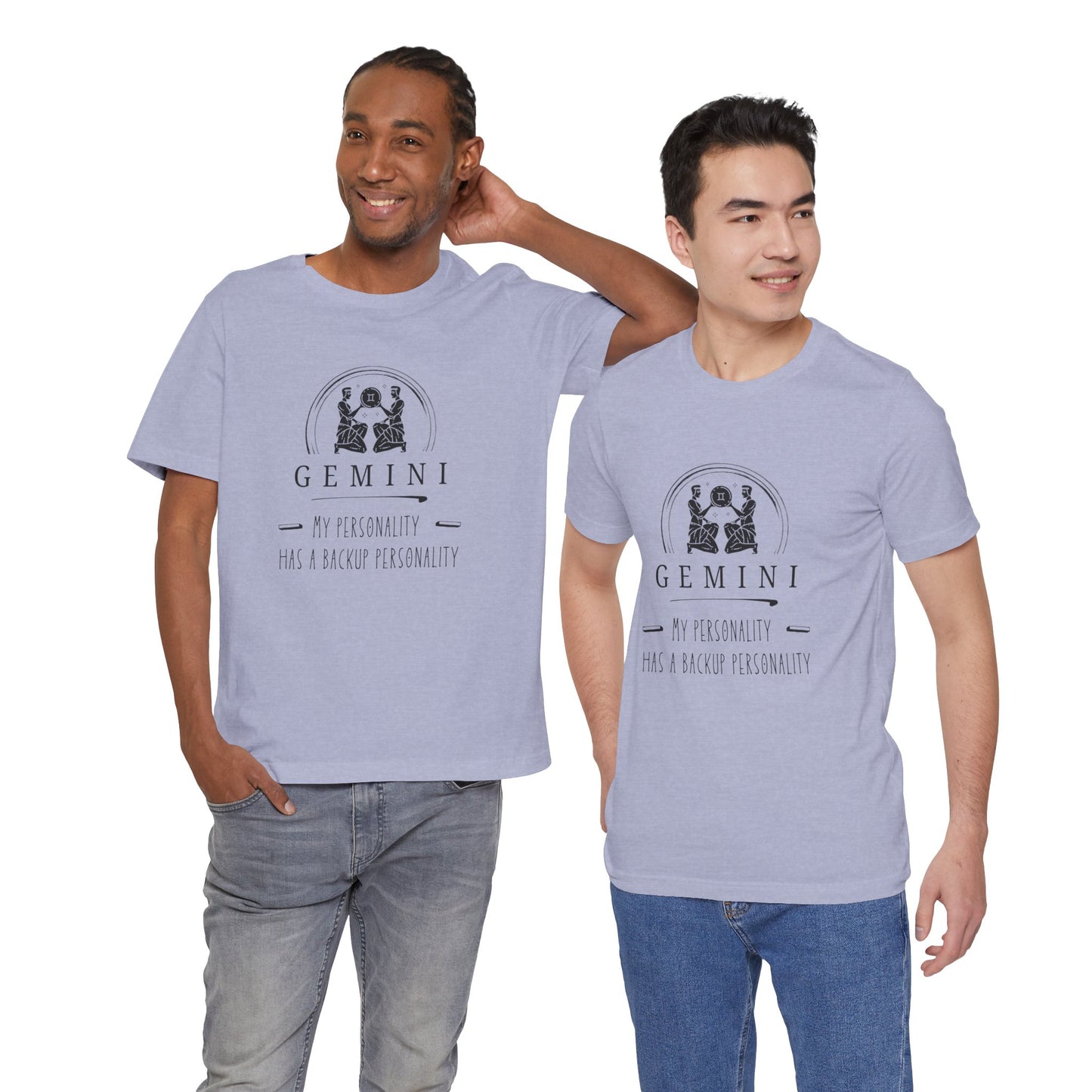 Gemini Astrology Tee - My Personality Has a Backup Personality, Zodiac Shirt, Horoscope Gift, Unisex Gemini Tee, Birthday Shirt