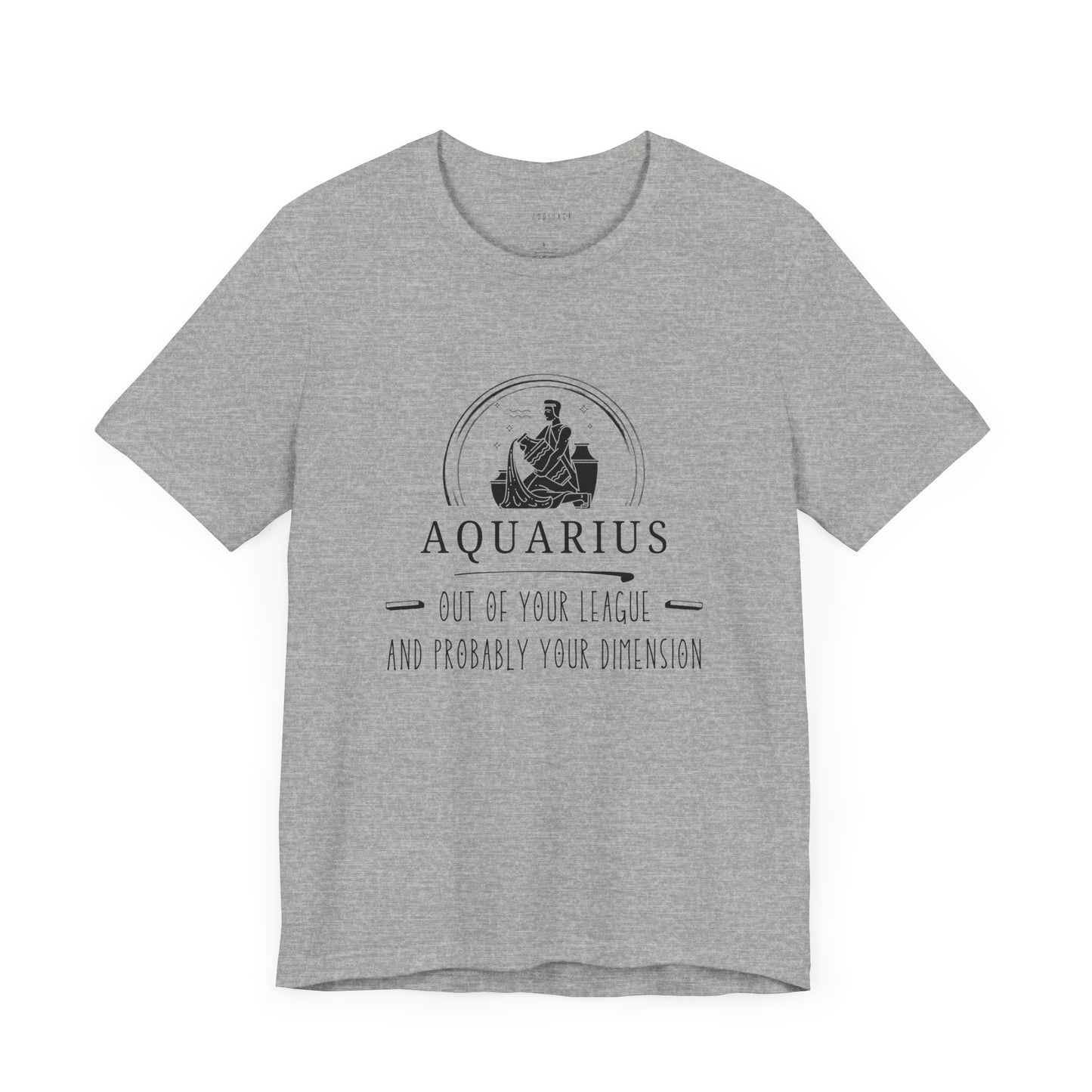 Aquarius Zodiac Tee, Astrology T-Shirt, Horoscope Shirt, Gift for Astrology Lovers, Zodiac Sign Apparel