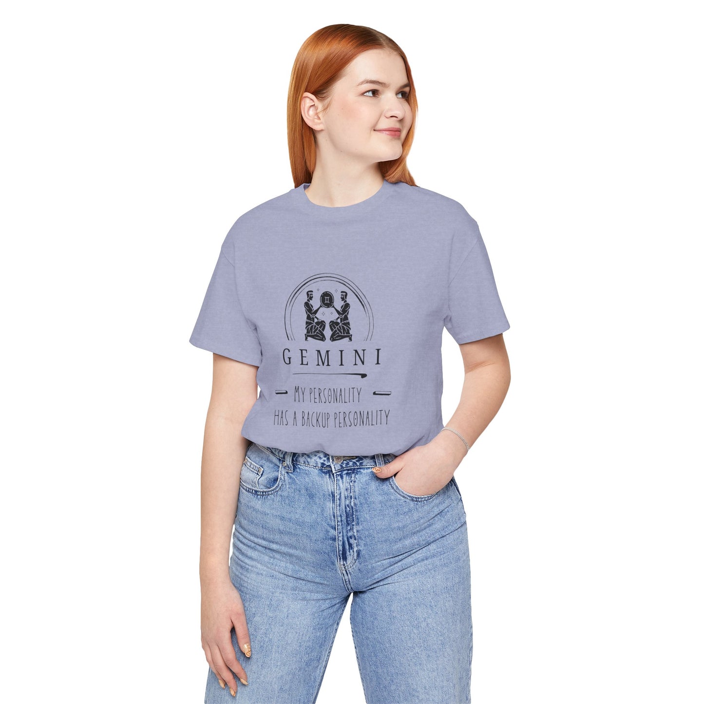 Gemini Astrology Tee - My Personality Has a Backup Personality, Zodiac Shirt, Horoscope Gift, Unisex Gemini Tee, Birthday Shirt