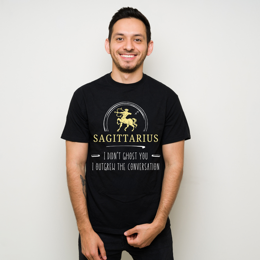 Sagittarius Zodiac Tee - I Chase No One, Astrology Shirt, Horoscope Gift, Unisex T-shirt, Birthday Apparel, Celestial Style