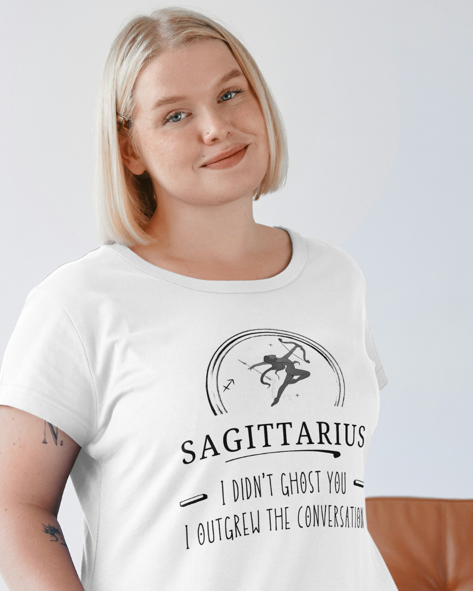 Sagittarius Zodiac Tee - I Didn't Ghost You, Astrology Shirt, Unisex Casual Wear, Gift for Astrology Lovers, Birthday Gift, Horoscope [...]