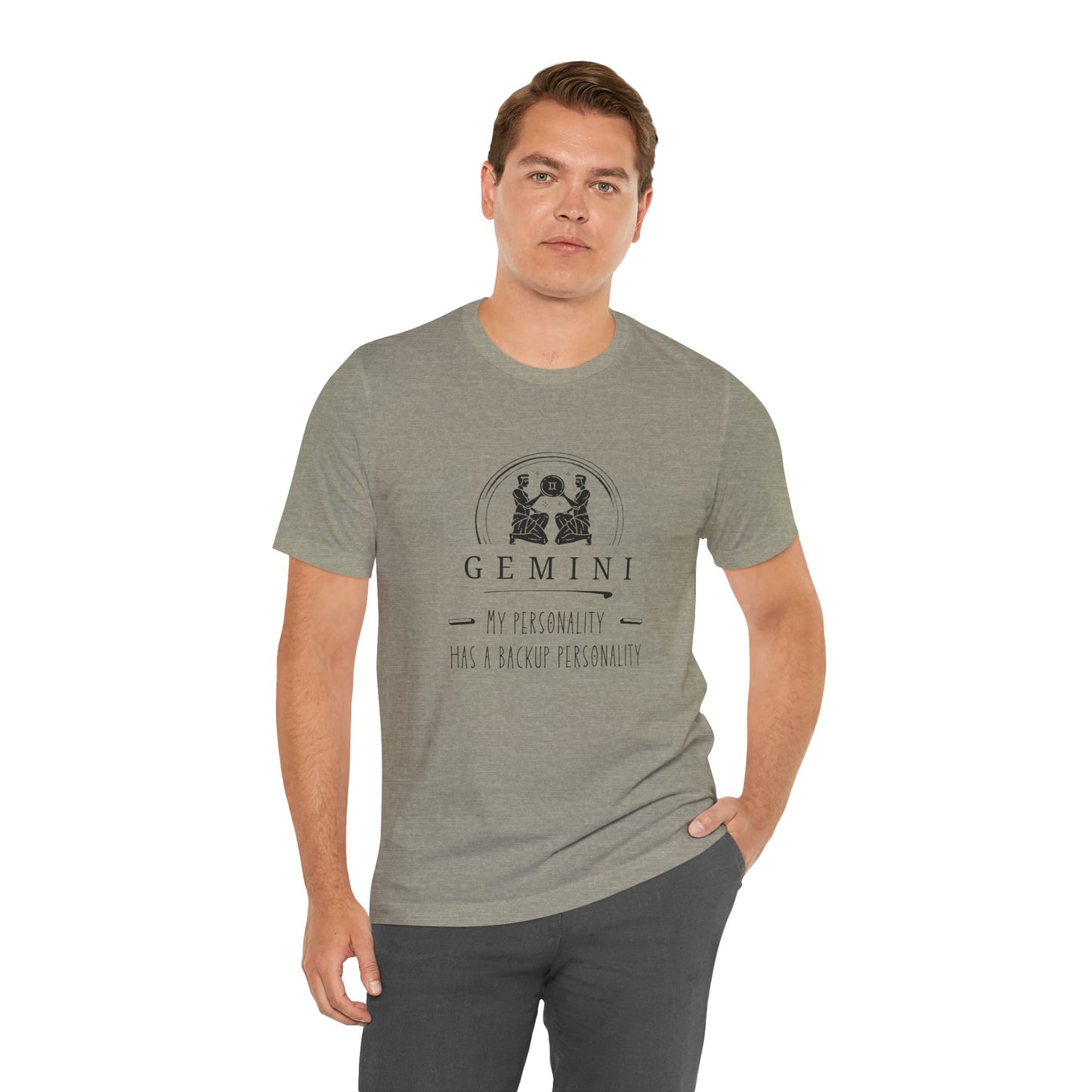 Gemini Astrology Tee - My Personality Has a Backup Personality, Zodiac Shirt, Horoscope Gift, Unisex Gemini Tee, Birthday Shirt
