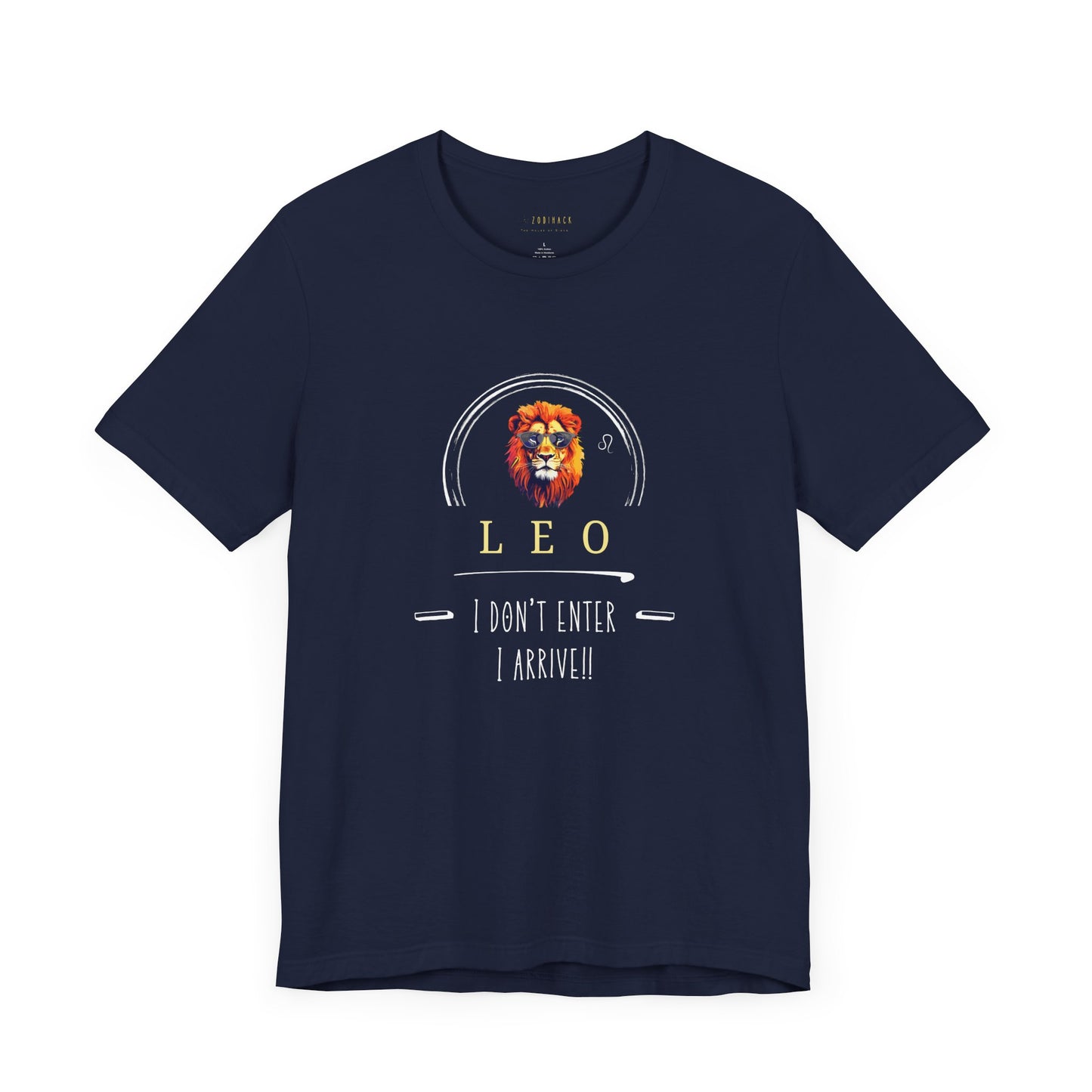 Leo Zodiac Short Sleeve Tee | Unisex Astrology Shirt, Gift for Leo, Horoscope Top, Birthday Celebration Tee, Unique Zodiac Apparel