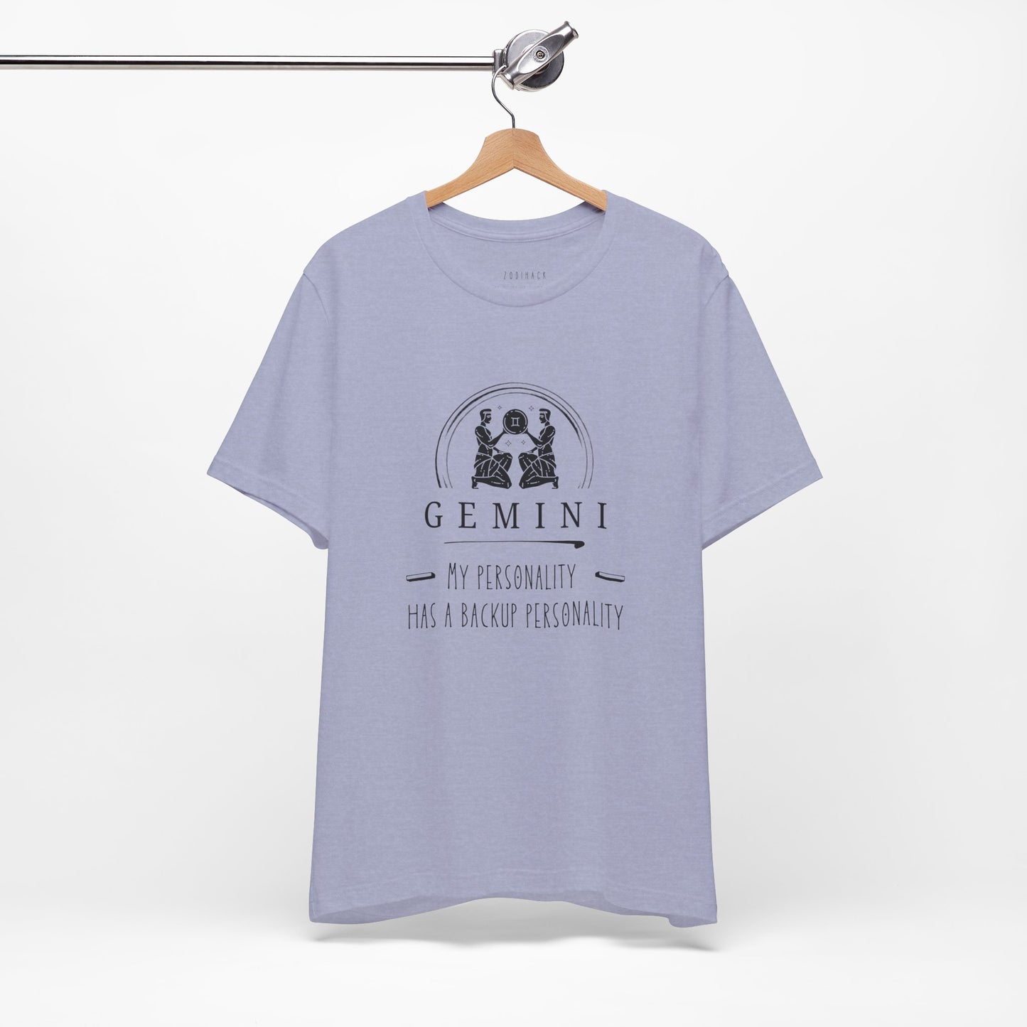 Gemini Astrology Tee - My Personality Has a Backup Personality, Zodiac Shirt, Horoscope Gift, Unisex Gemini Tee, Birthday Shirt