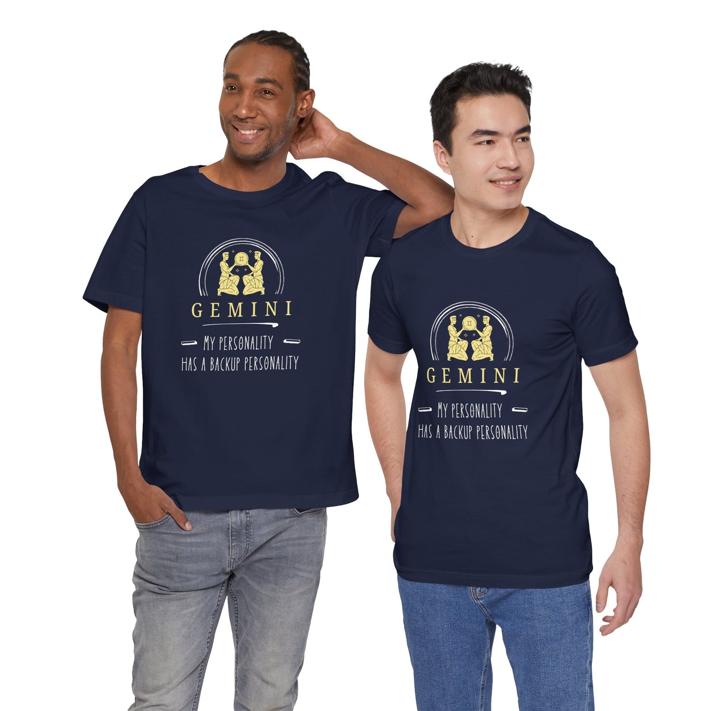 Gemini Astrology Tee - My Personality Has a Backup Personality, Zodiac Shirt, Horoscope Gift, Unisex Gemini Tee, Birthday Shirt
