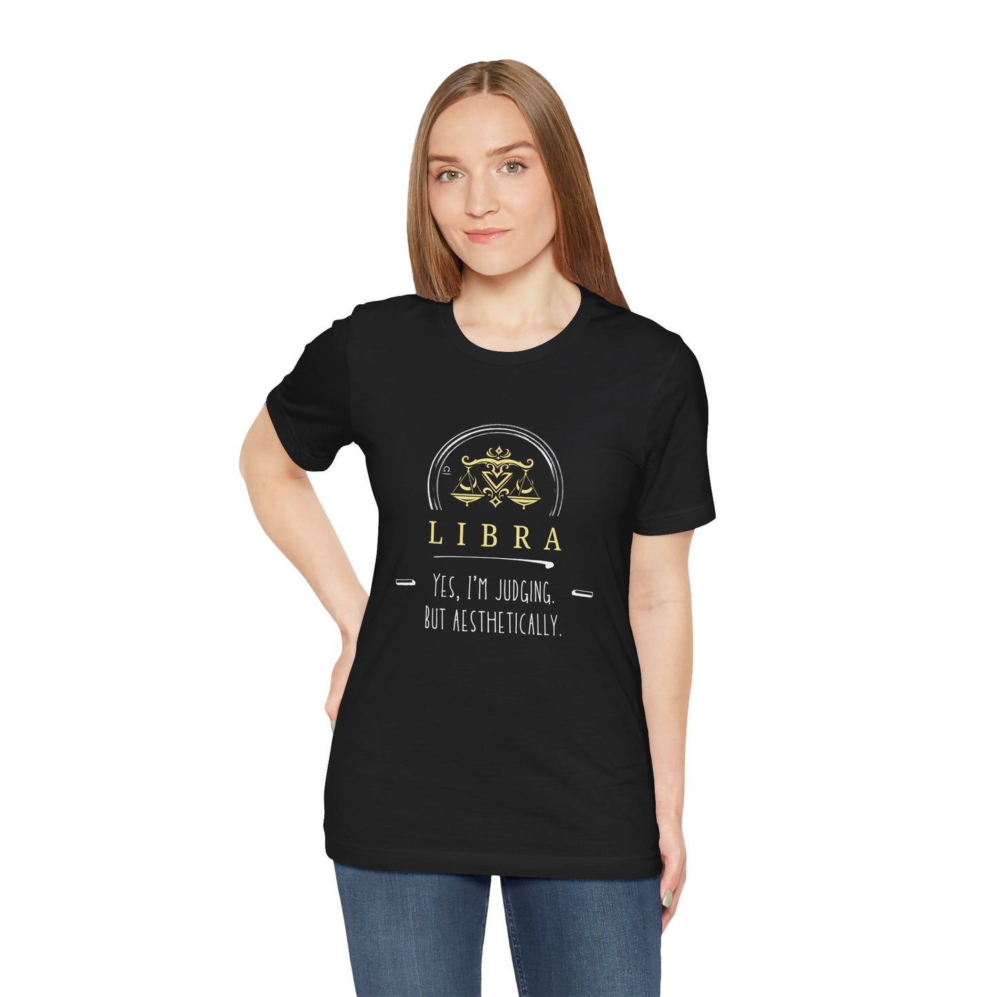 Libra Astrology Tee, Zodiac Sign Shirt, Horoscope Gift, Birthday Apparel, Libra Judging Quote Tee