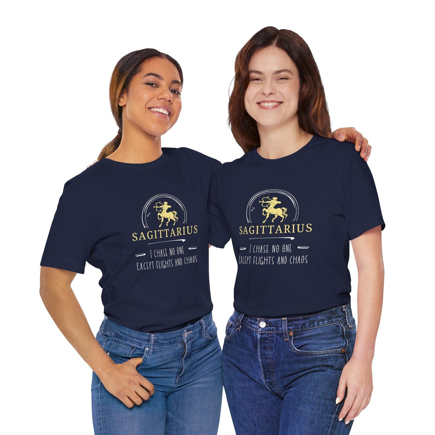 Sagittarius Zodiac Tee - I Chase No One, Astrology Shirt, Horoscope Gift, Unisex T-shirt, Birthday Apparel, Celestial Style