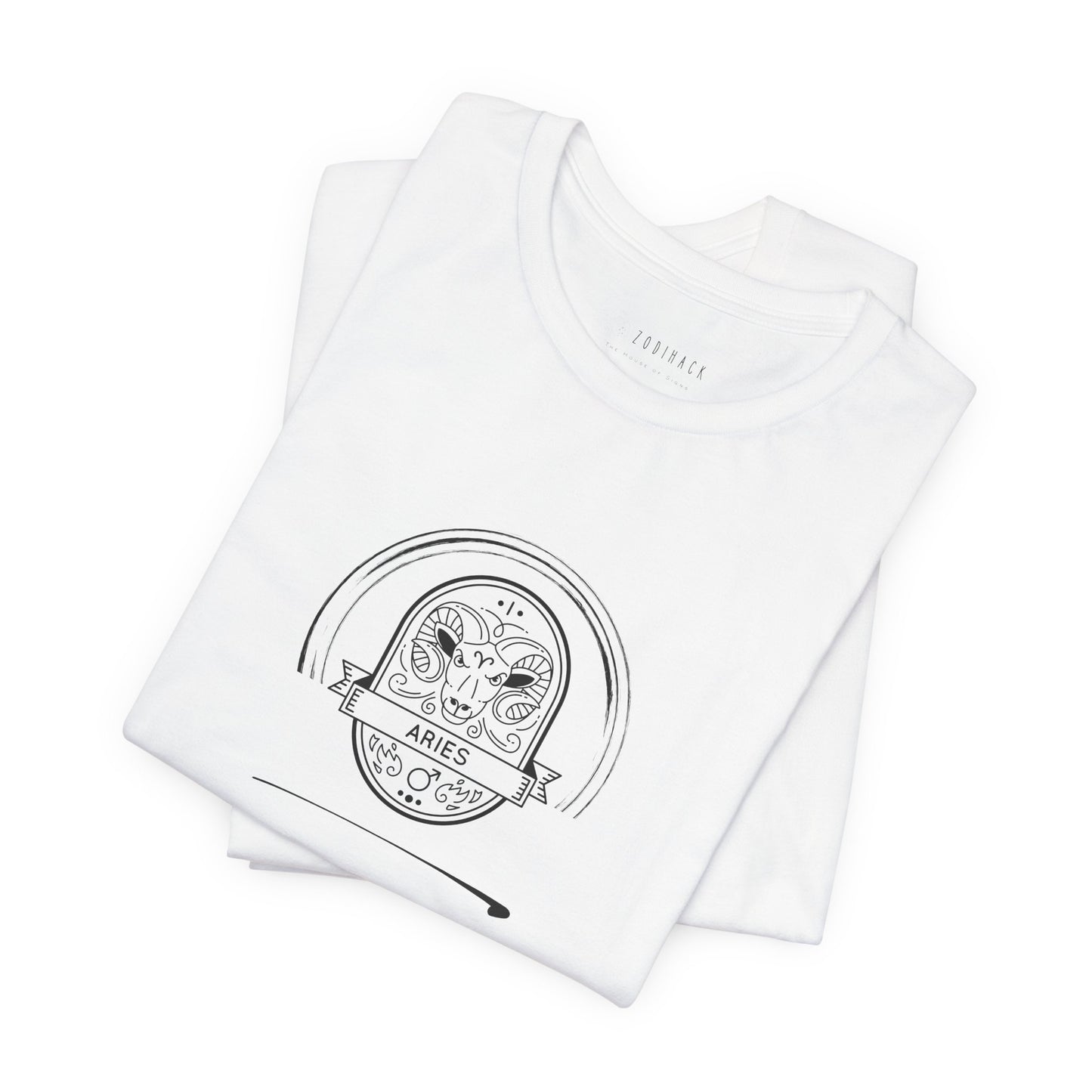 Aries Zodiac Tee, Funny Quote Unisex Tee, Casual Wear, Gift for Friends, Birthday Gift, Everyday Style, Humor Shirt, Statement Tee