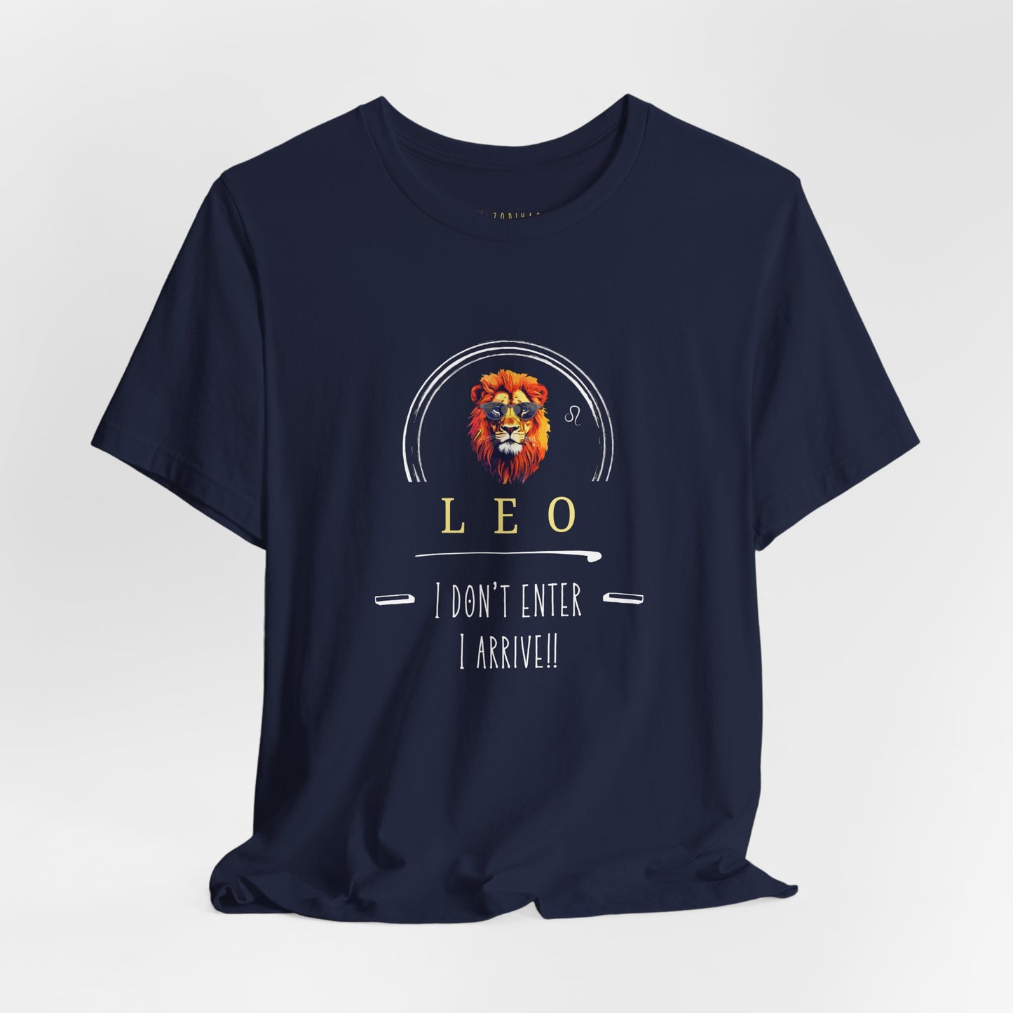 Leo Zodiac Short Sleeve Tee | Unisex Astrology Shirt, Gift for Leo, Horoscope Top, Birthday Celebration Tee, Unique Zodiac Apparel