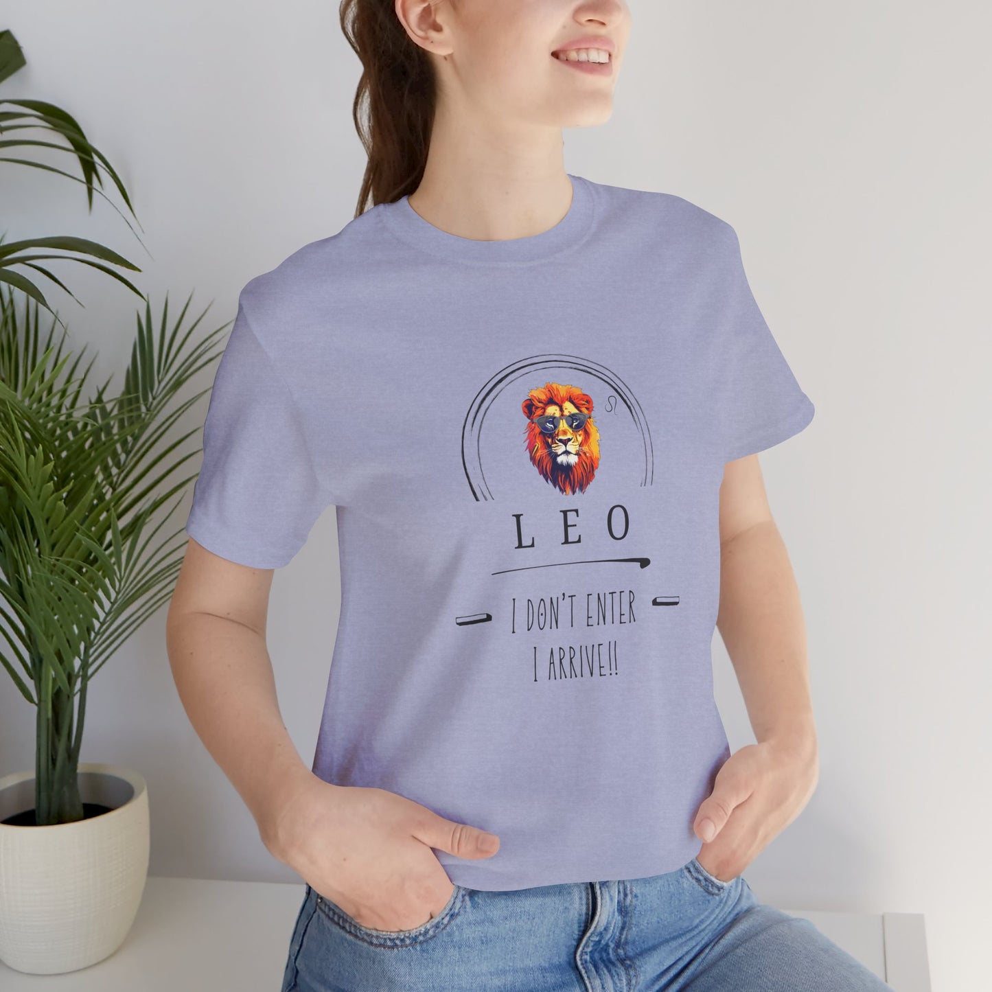 Leo Zodiac Short Sleeve Tee | Unisex Astrology Shirt, Gift for Leo, Horoscope Top, Birthday Celebration Tee, Unique Zodiac Apparel