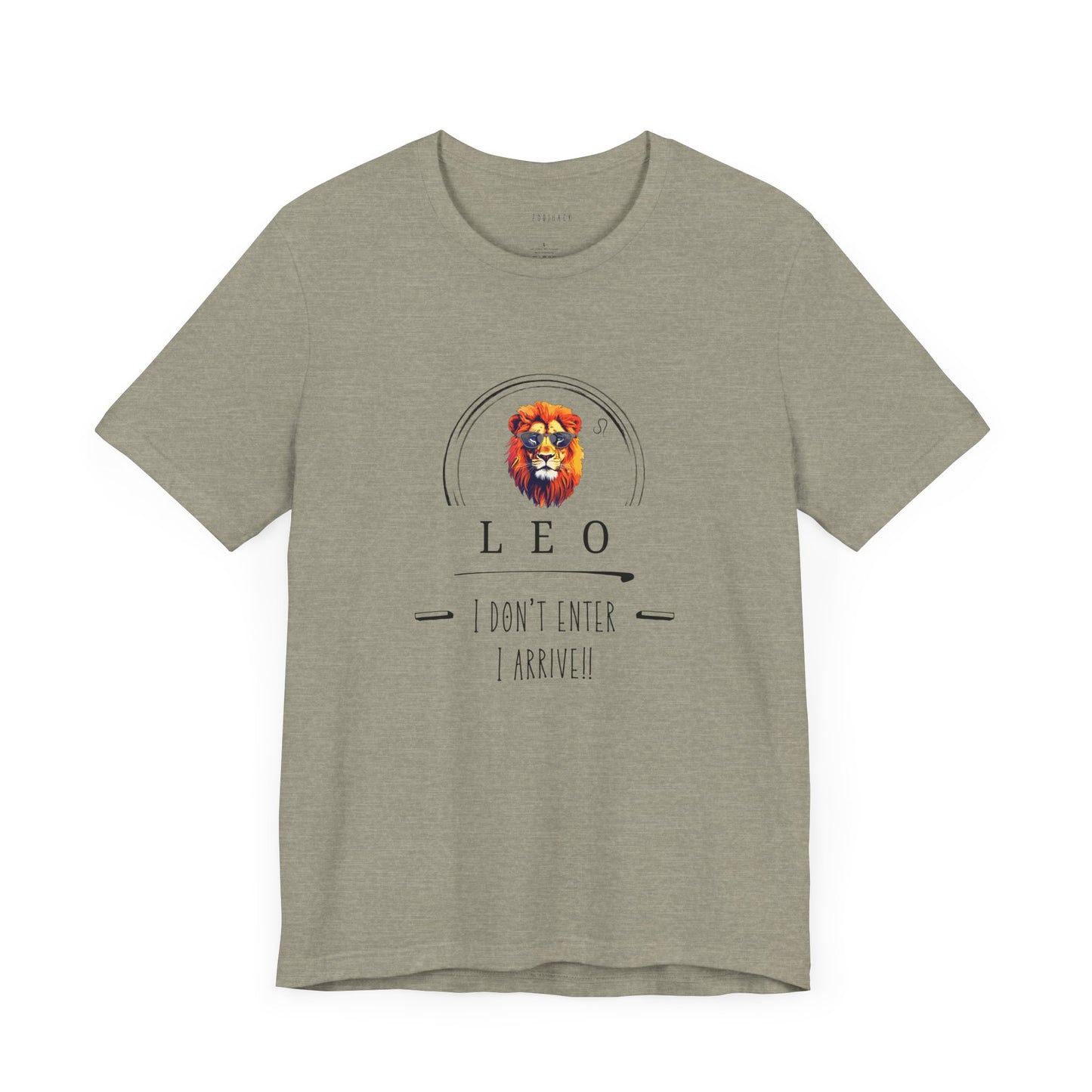Leo Zodiac Short Sleeve Tee | Unisex Astrology Shirt, Gift for Leo, Horoscope Top, Birthday Celebration Tee, Unique Zodiac Apparel