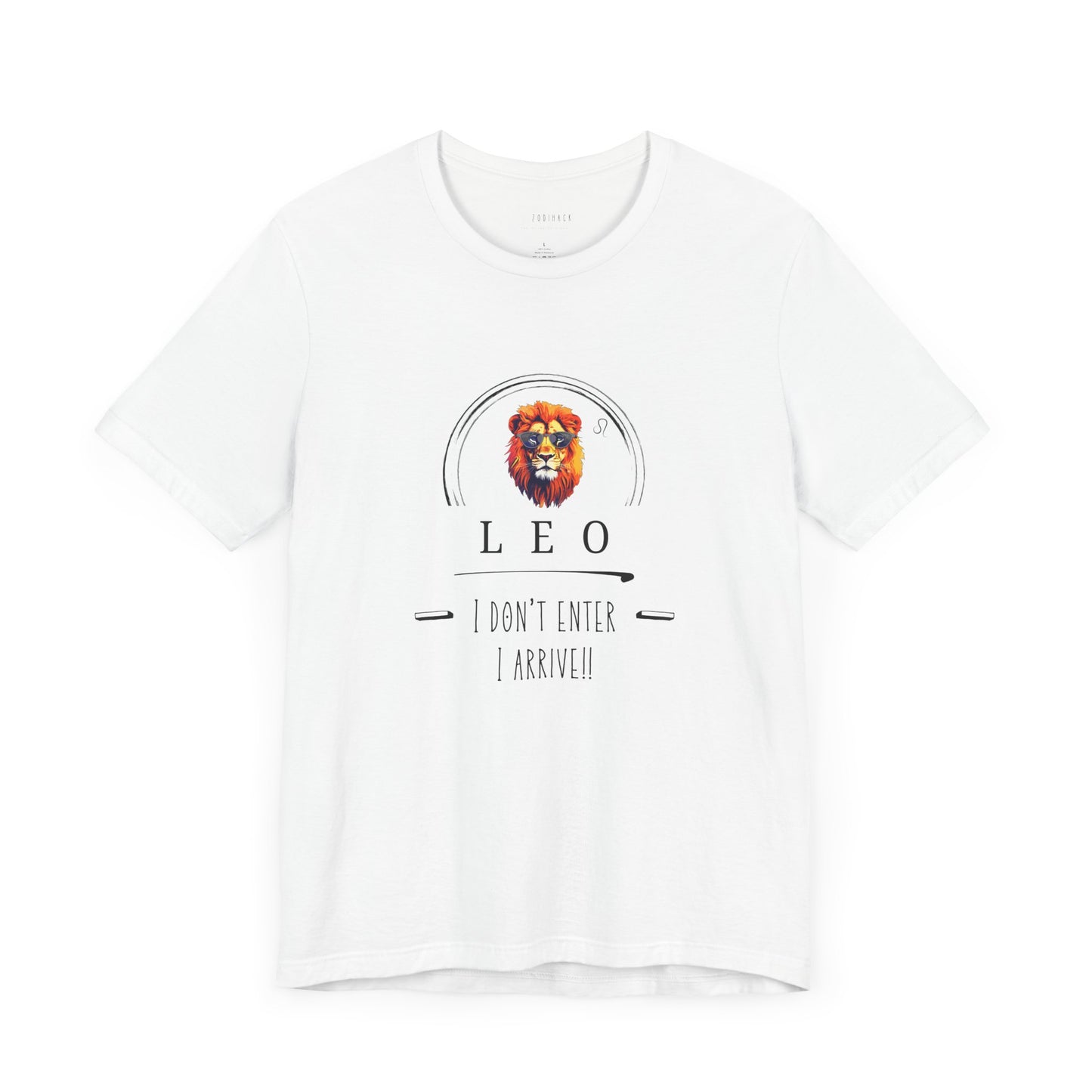 Leo Zodiac Short Sleeve Tee | Unisex Astrology Shirt, Gift for Leo, Horoscope Top, Birthday Celebration Tee, Unique Zodiac Apparel