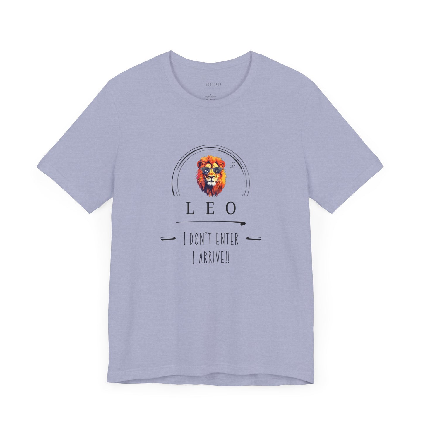 Leo Zodiac Short Sleeve Tee | Unisex Astrology Shirt, Gift for Leo, Horoscope Top, Birthday Celebration Tee, Unique Zodiac Apparel