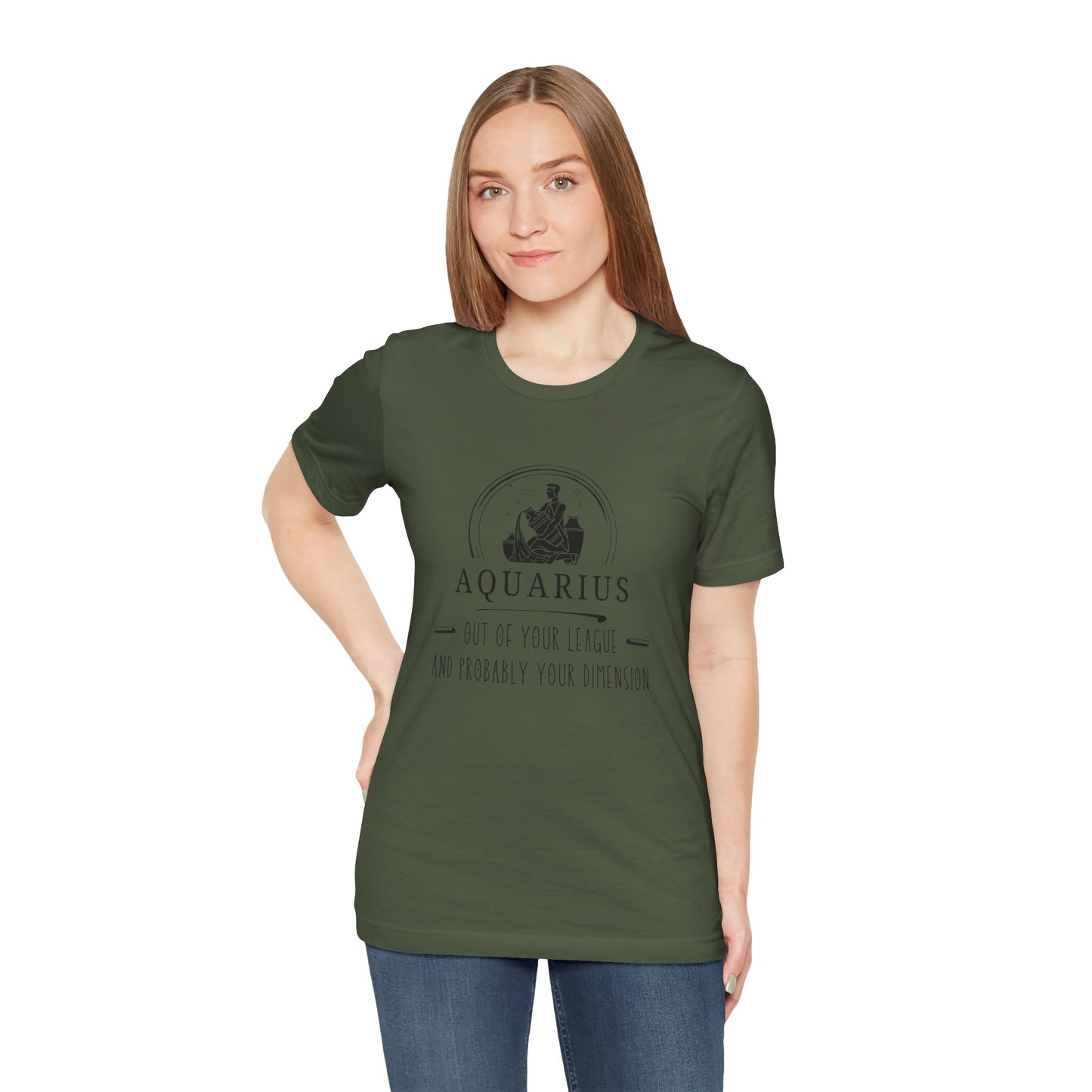 Aquarius Zodiac Tee, Astrology T-Shirt, Horoscope Shirt, Gift for Astrology Lovers, Zodiac Sign Apparel