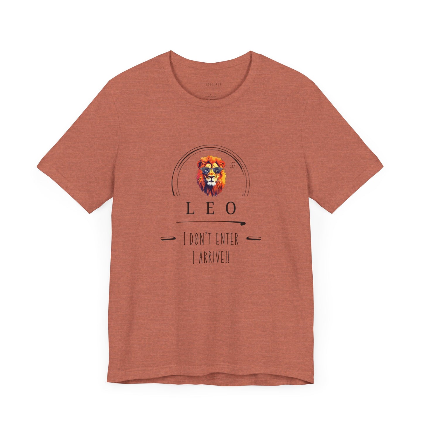 Leo Zodiac Short Sleeve Tee | Unisex Astrology Shirt, Gift for Leo, Horoscope Top, Birthday Celebration Tee, Unique Zodiac Apparel