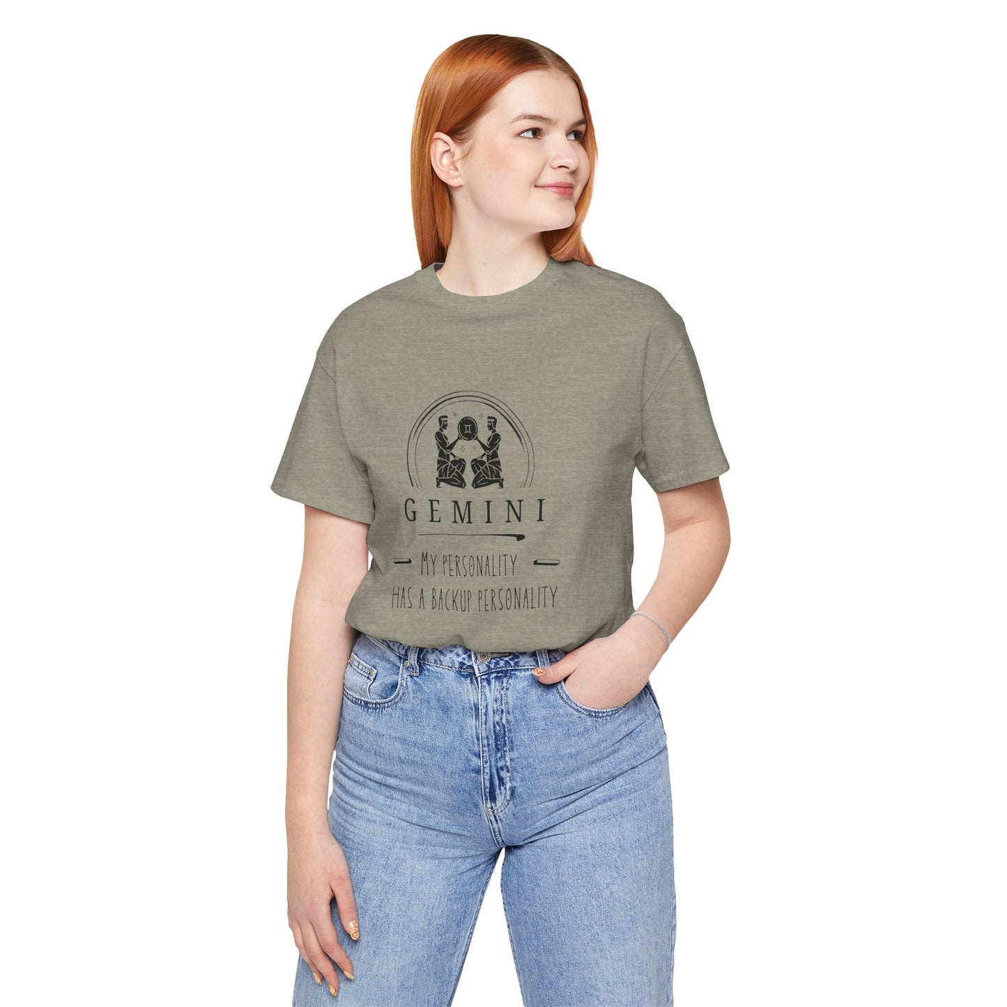 Gemini Astrology Tee - My Personality Has a Backup Personality, Zodiac Shirt, Horoscope Gift, Unisex Gemini Tee, Birthday Shirt