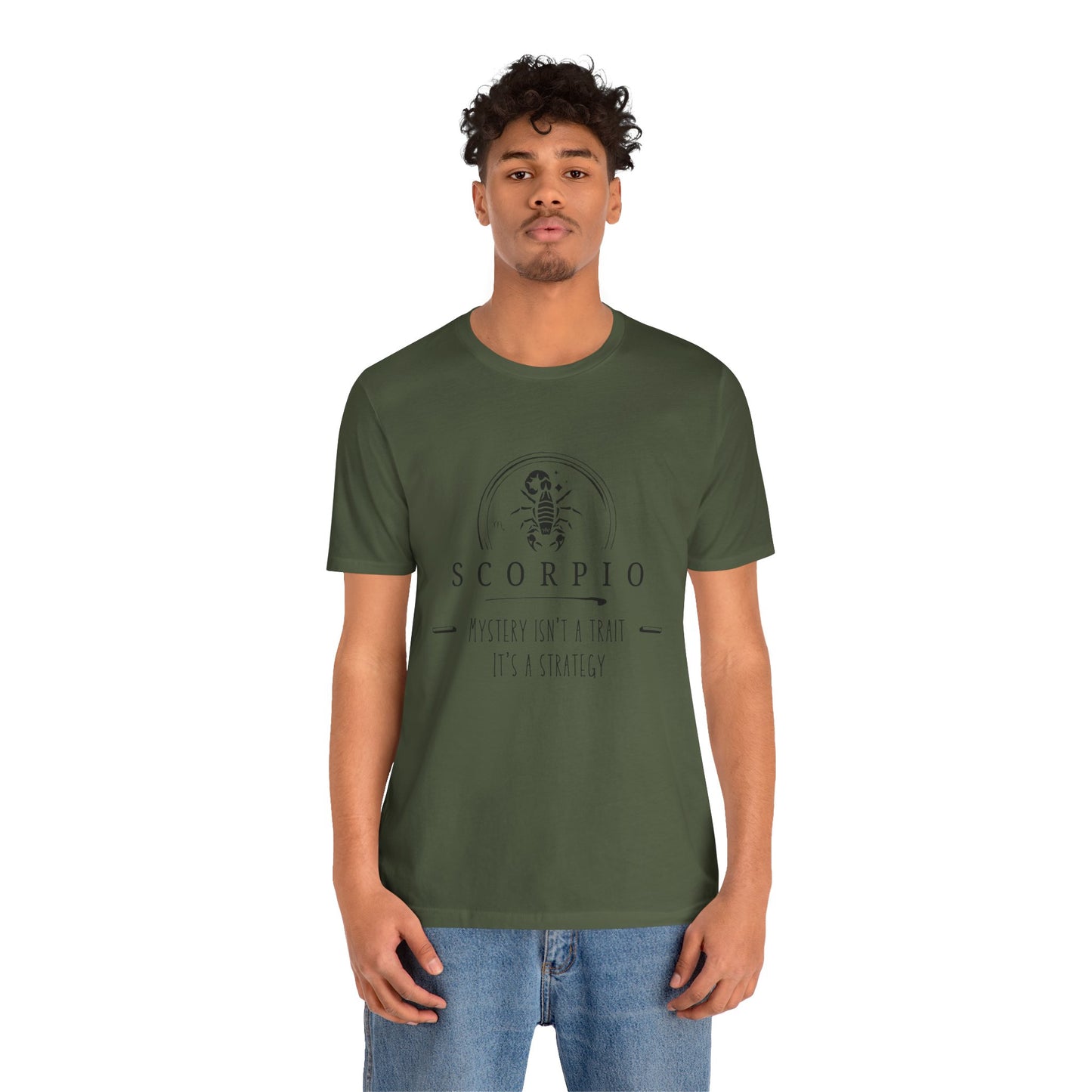Scorpio Short Sleeve Tee, Zodiac T-Shirt for Scorpio, Astrology Shirt Gift, Birthday Tee, Mystery Isn't a Trait