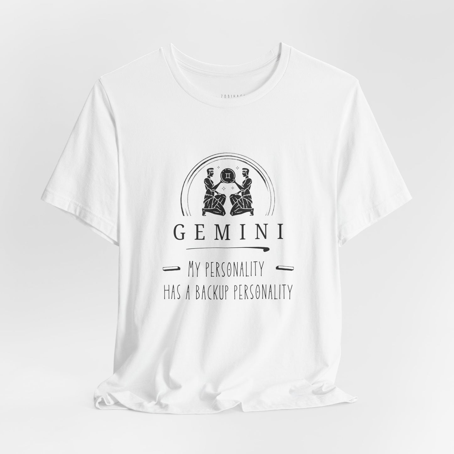 Gemini Astrology Tee - My Personality Has a Backup Personality, Zodiac Shirt, Horoscope Gift, Unisex Gemini Tee, Birthday Shirt