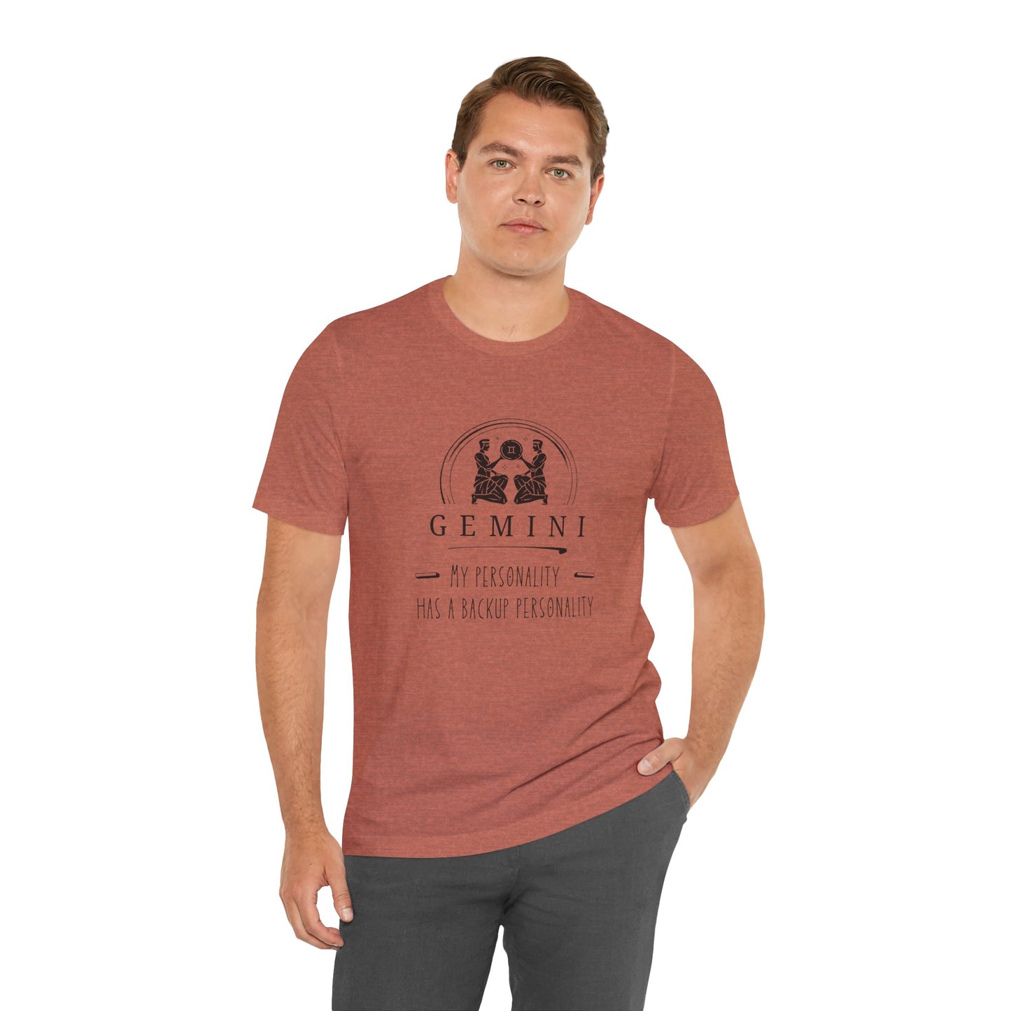 Gemini Astrology Tee - My Personality Has a Backup Personality, Zodiac Shirt, Horoscope Gift, Unisex Gemini Tee, Birthday Shirt