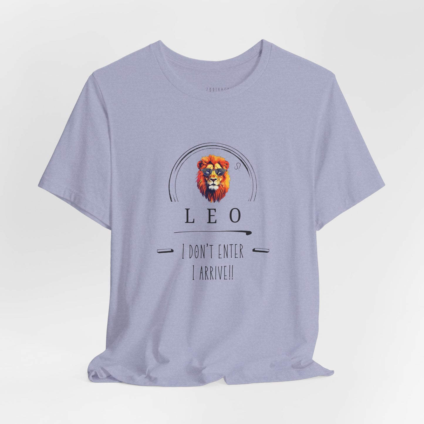 Leo Zodiac Short Sleeve Tee | Unisex Astrology Shirt, Gift for Leo, Horoscope Top, Birthday Celebration Tee, Unique Zodiac Apparel