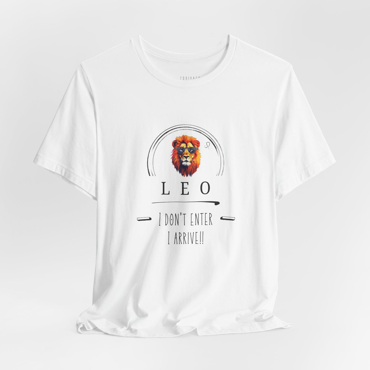 Leo Zodiac Short Sleeve Tee | Unisex Astrology Shirt, Gift for Leo, Horoscope Top, Birthday Celebration Tee, Unique Zodiac Apparel