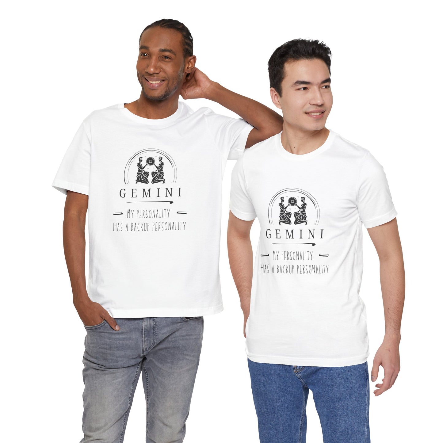 Gemini Astrology Tee - My Personality Has a Backup Personality, Zodiac Shirt, Horoscope Gift, Unisex Gemini Tee, Birthday Shirt